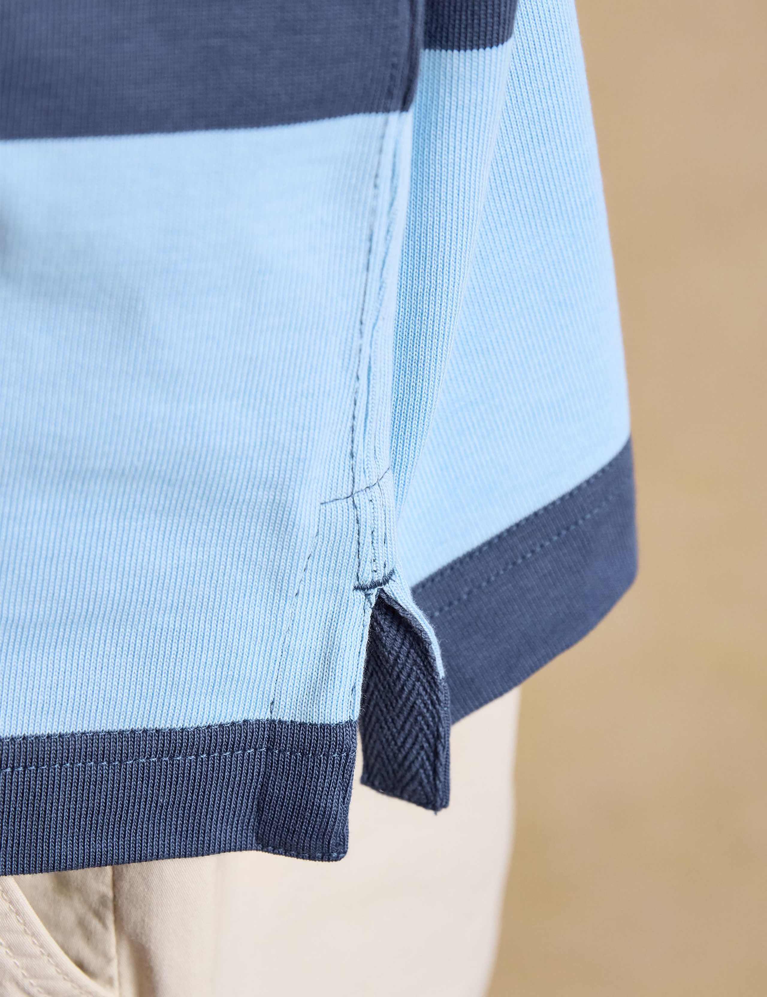 Pure Cotton Striped Rugby Shirt 6 of 7