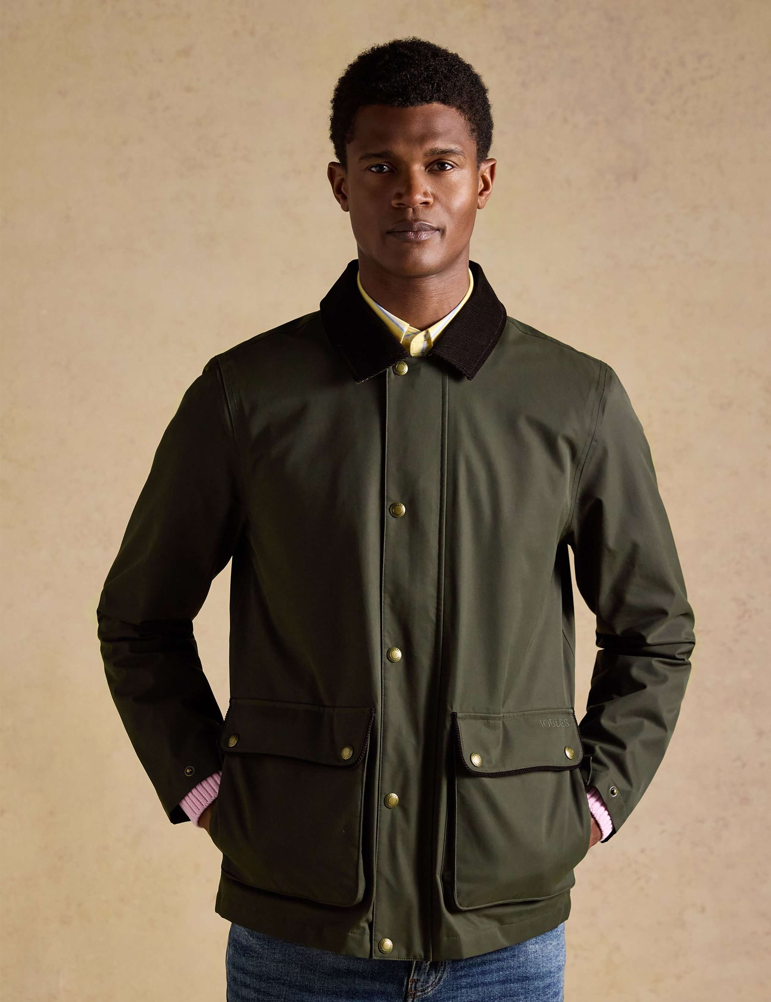 Cotton Rich Waterproof Cord Collar Coat 3 of 11