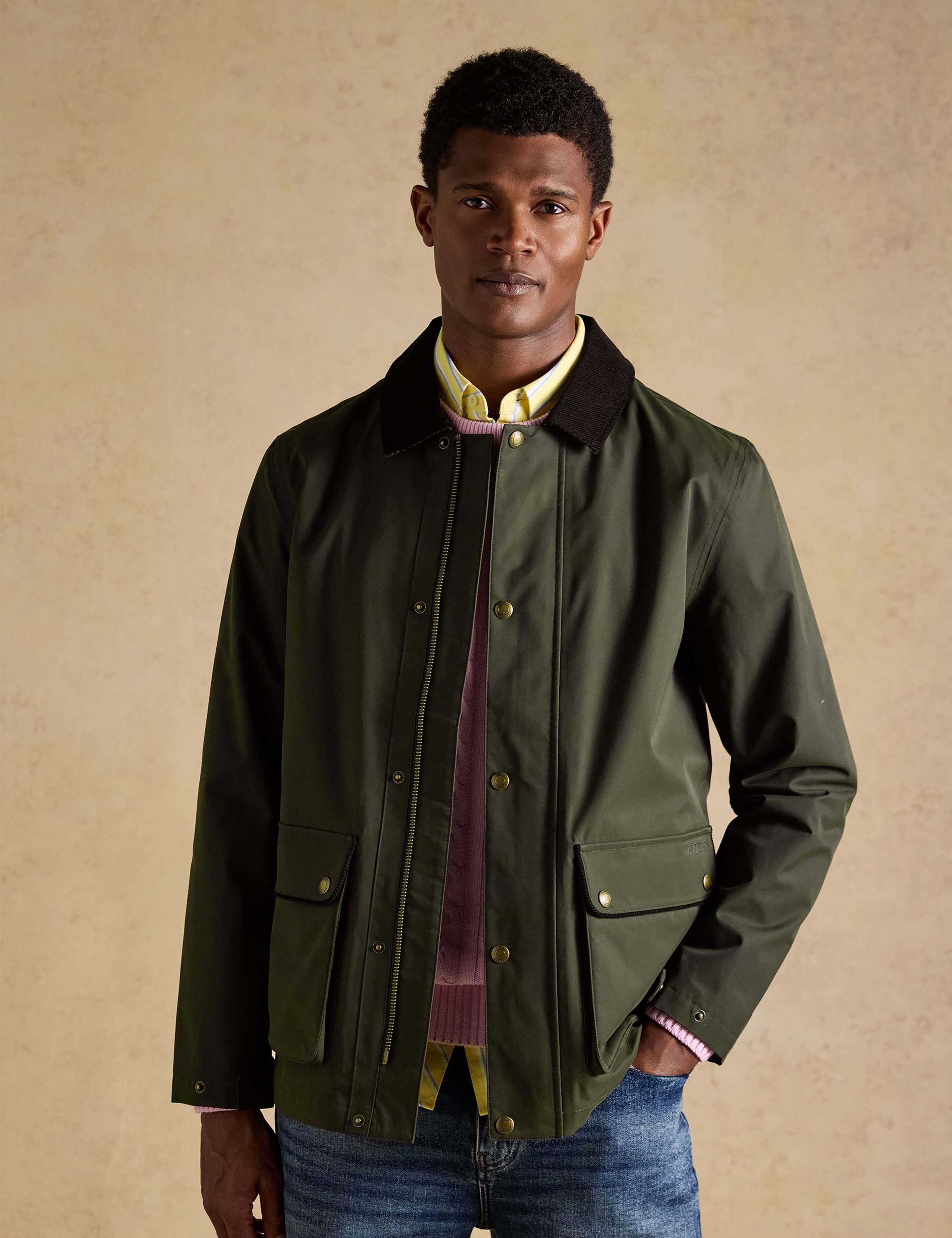 Cotton Rich Waterproof Cord Collar Coat 4 of 11