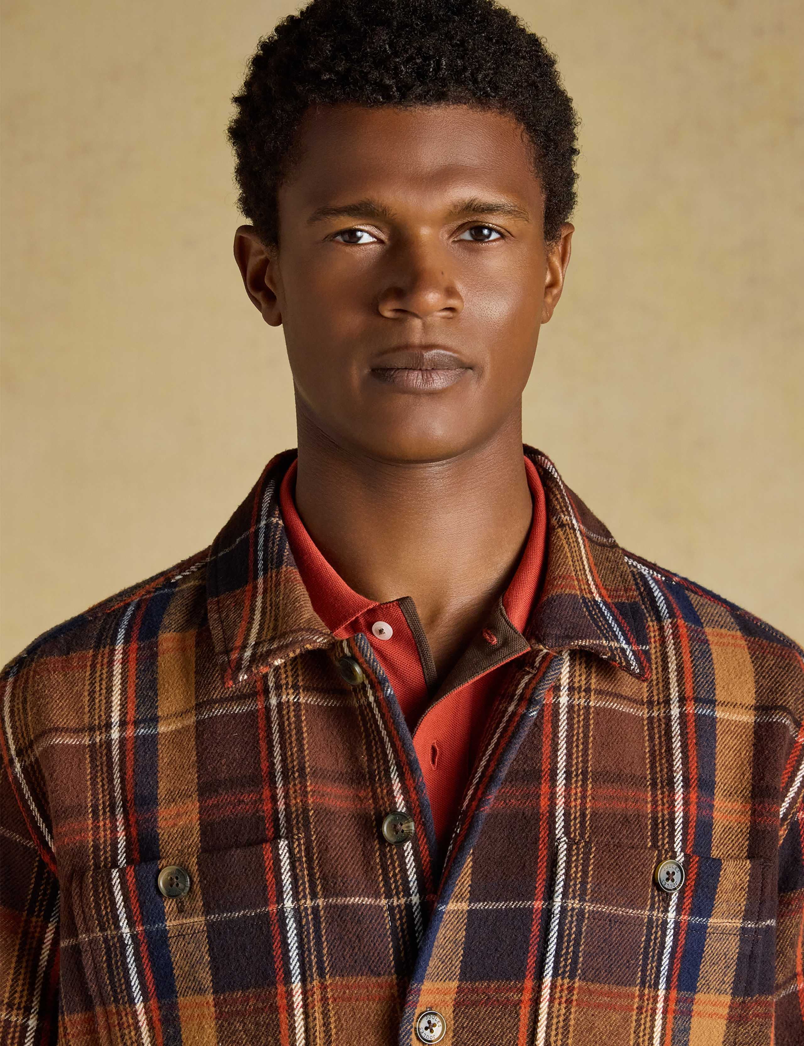 Regular Fit Pure Cotton Checked Flannel Overshirt 6 of 8