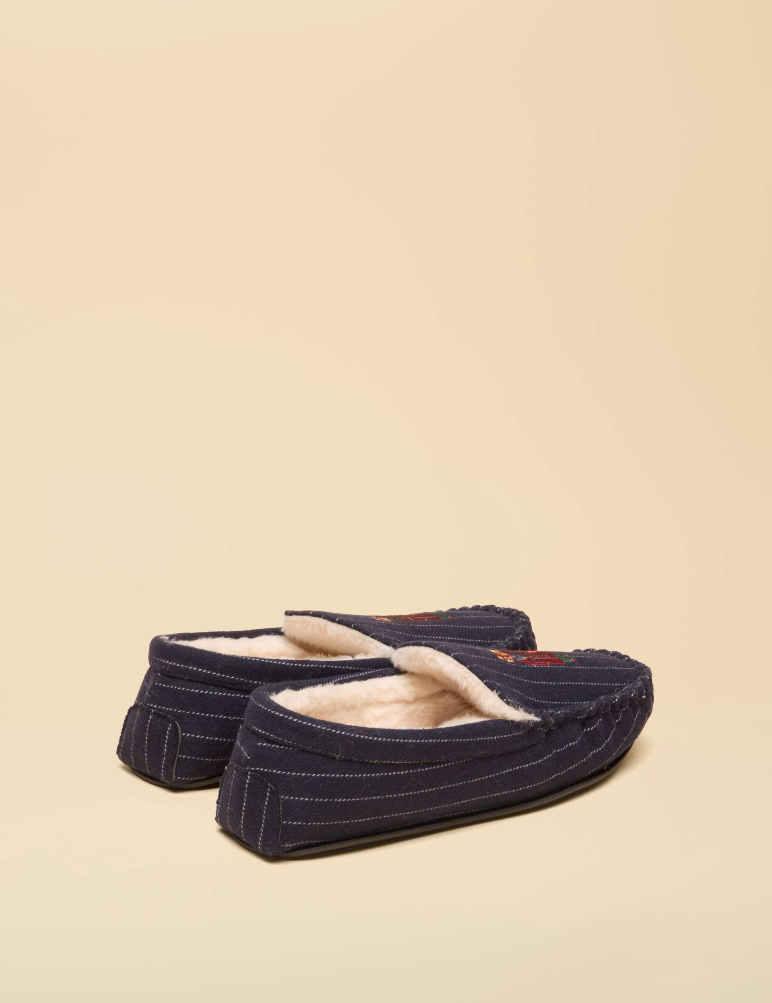 Fox Embroidered Moccasin Slippers 2 of 6