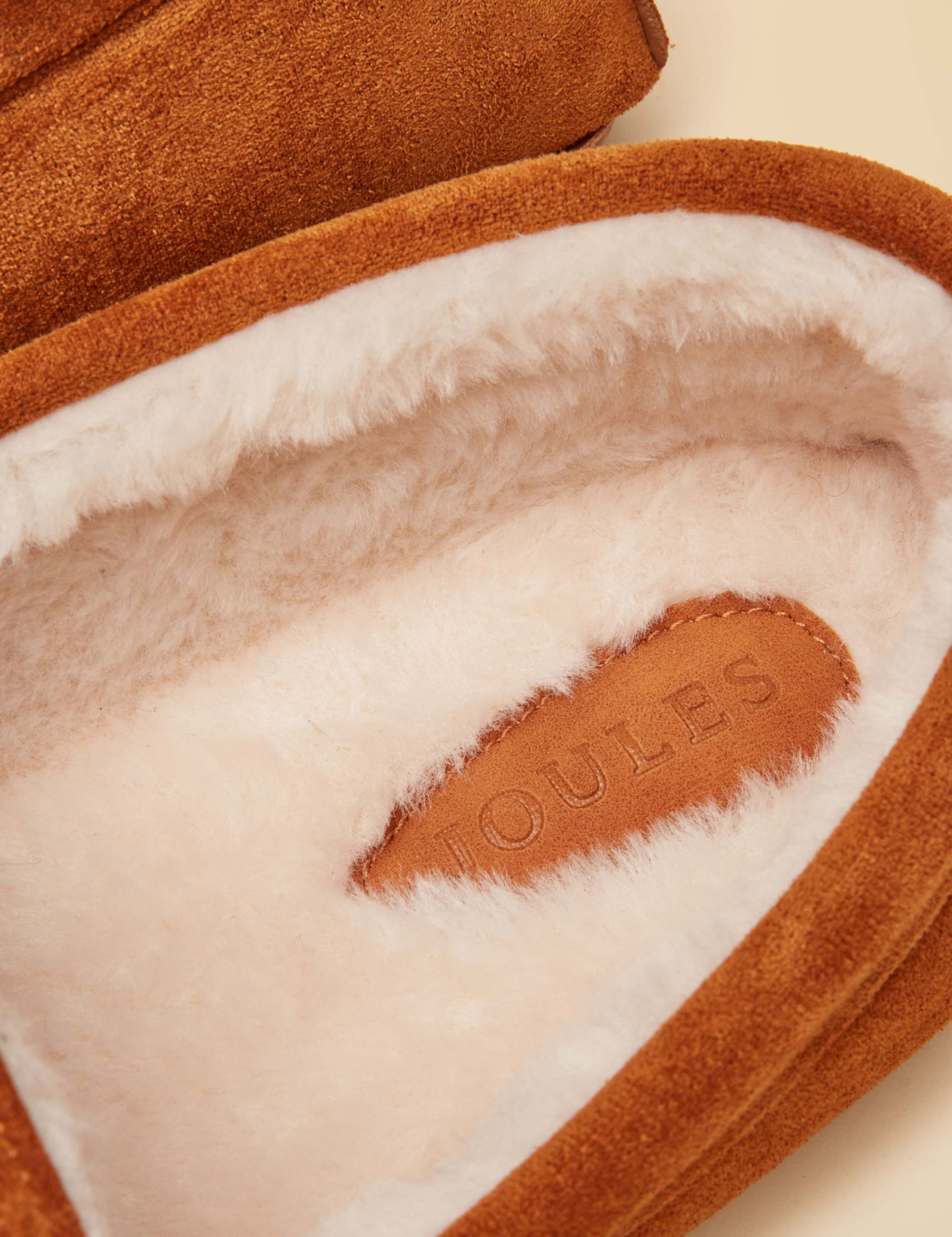 Faux Suede Embroidered Moccasin Slippers 2 of 6