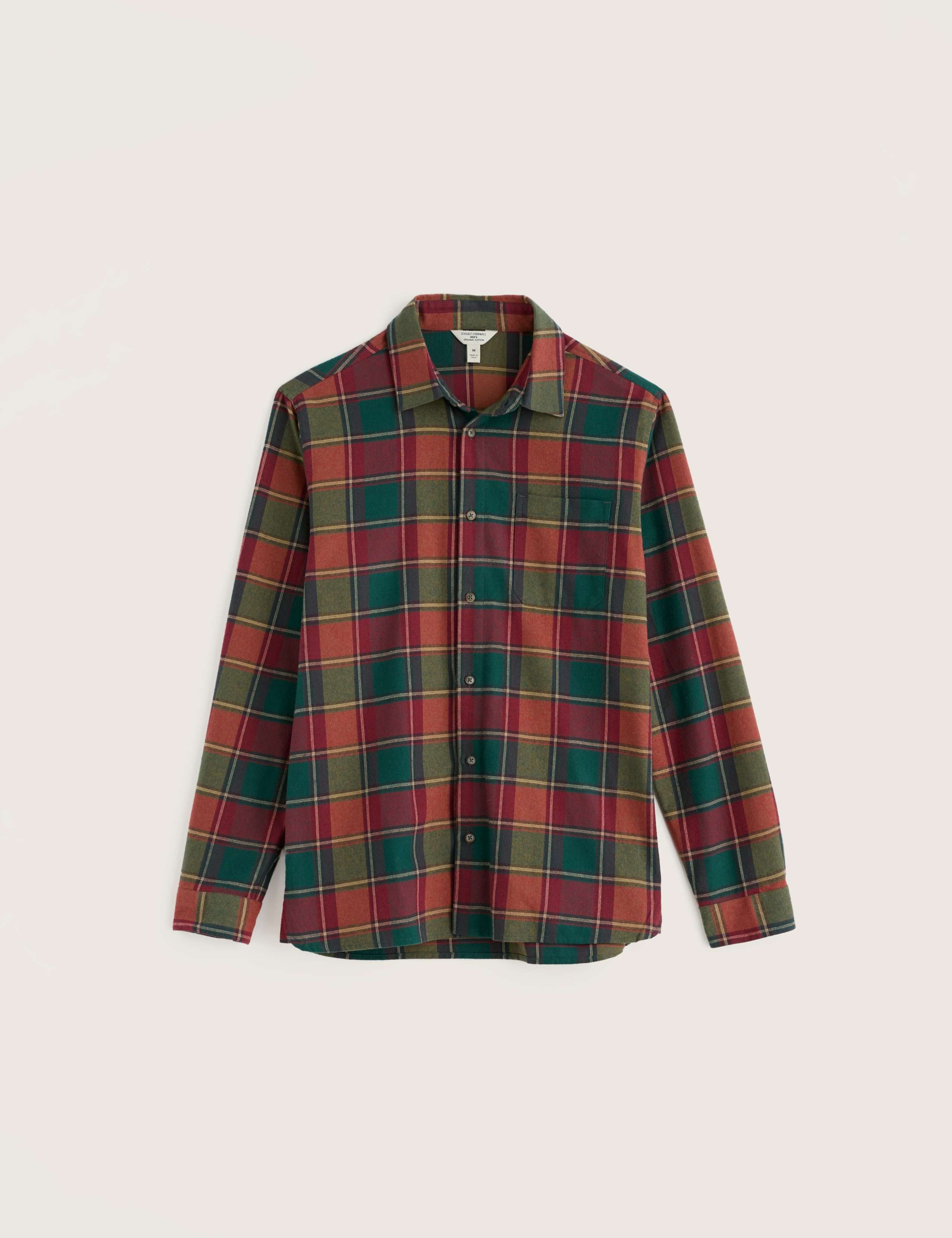 Regular Fit Brushed Cotton Textured Shirt 2 of 5