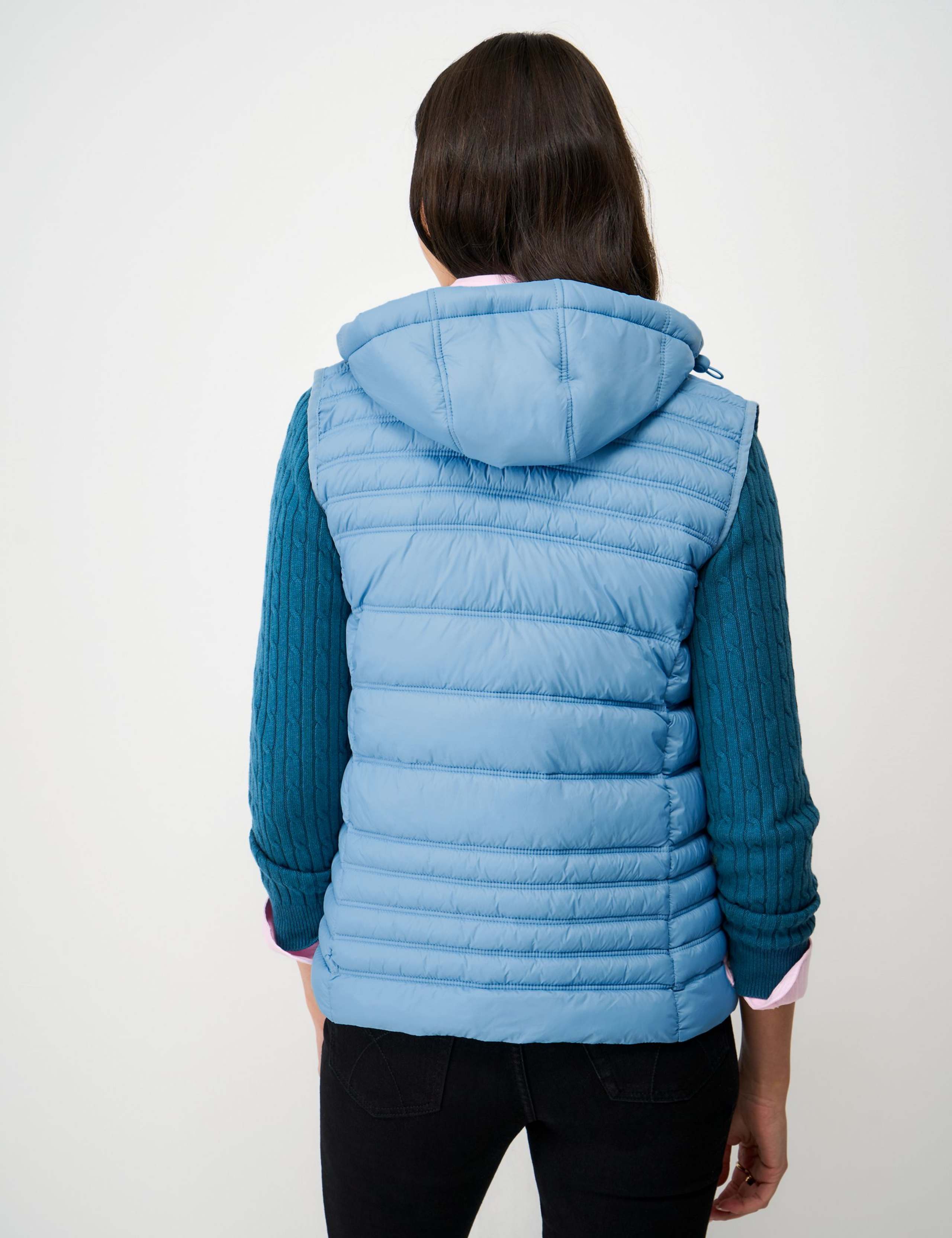 Lightweight Padded Quilted Hooded Gilet 4 of 5