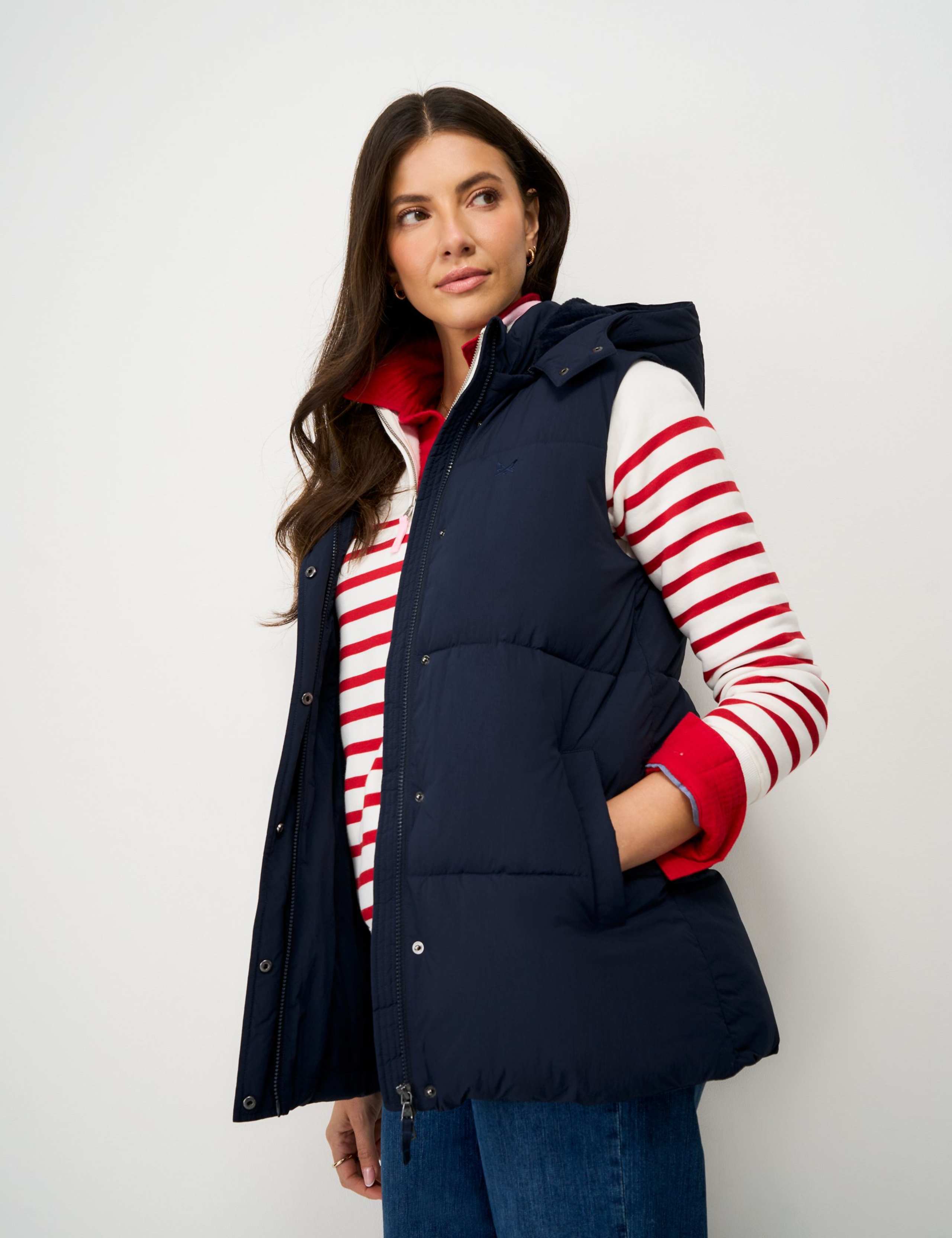 Midweight Padded Quilted Hooded Gilet 5 of 5