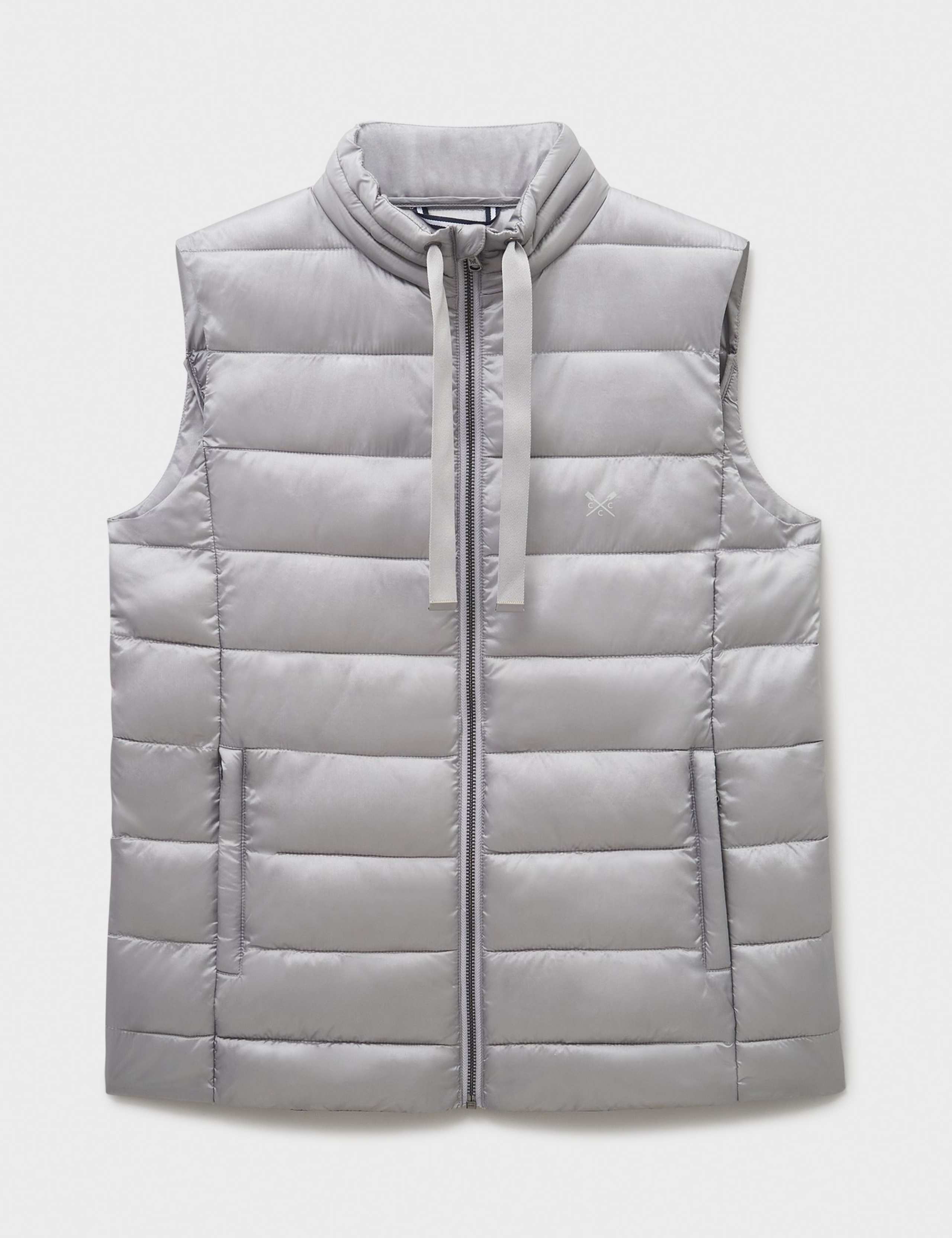 Metallic Padded Quilted Gilet 2 of 5