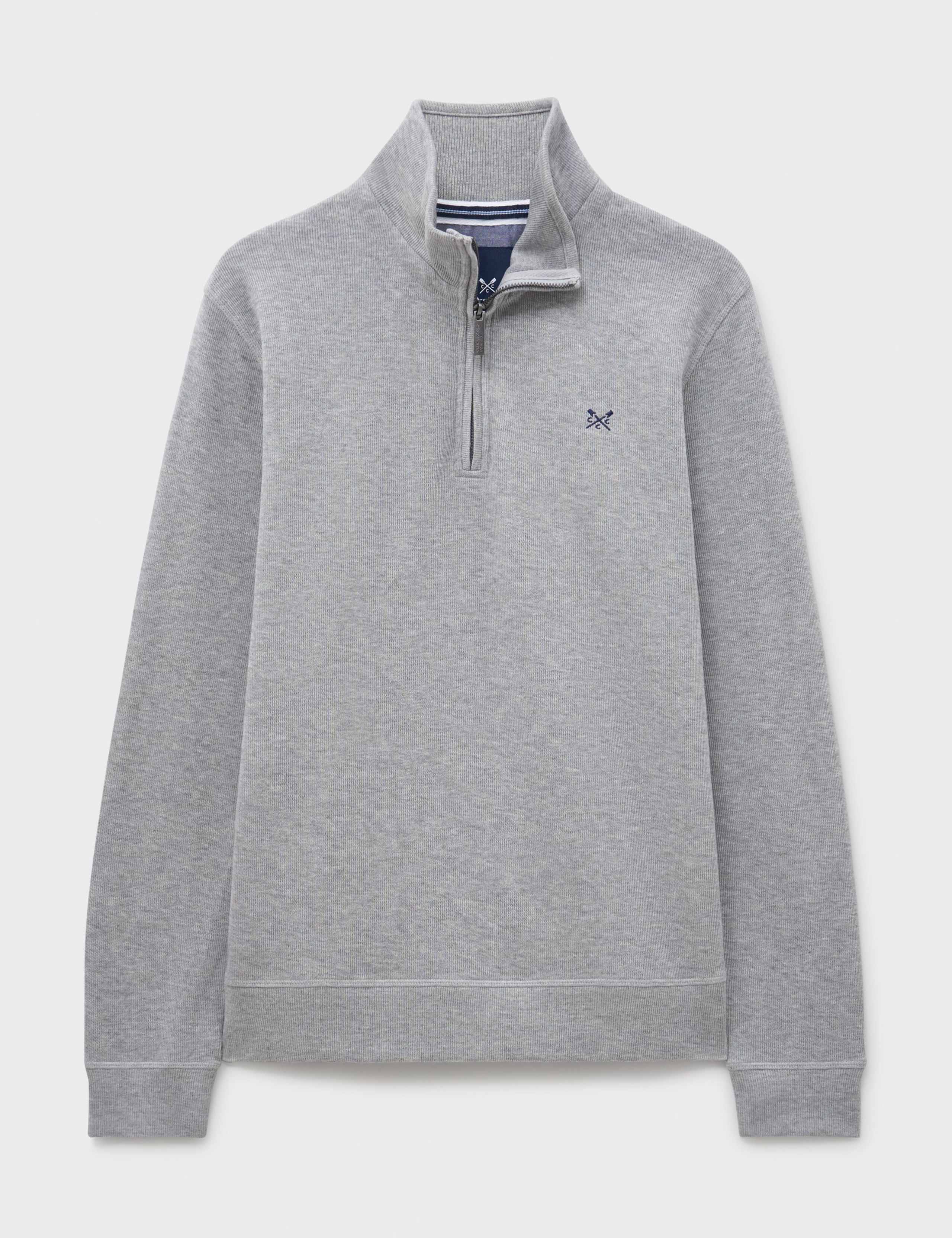 Pure Cotton Half Zip Jumper 2 of 5