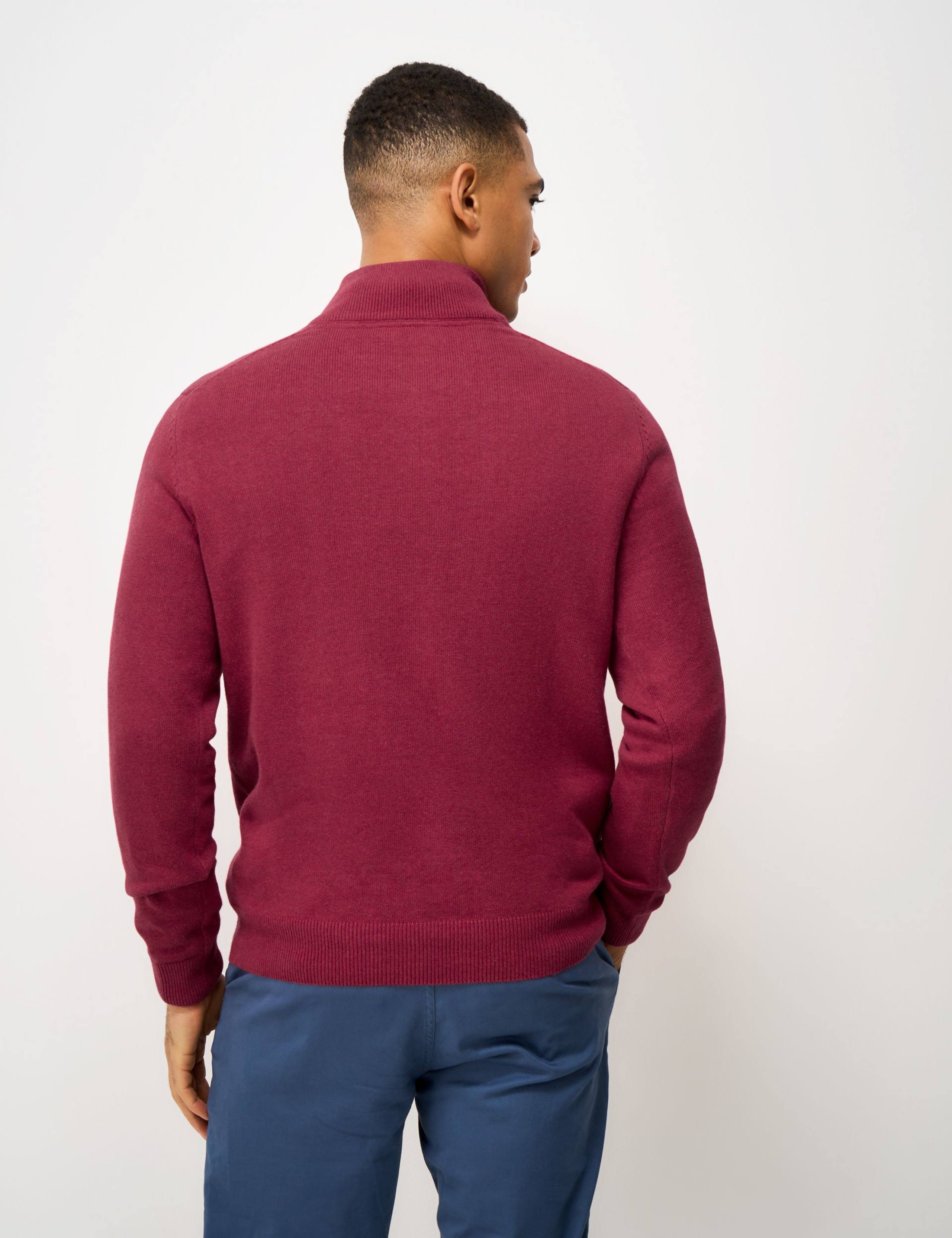 Pure Cotton Half Zip Jumper 5 of 5
