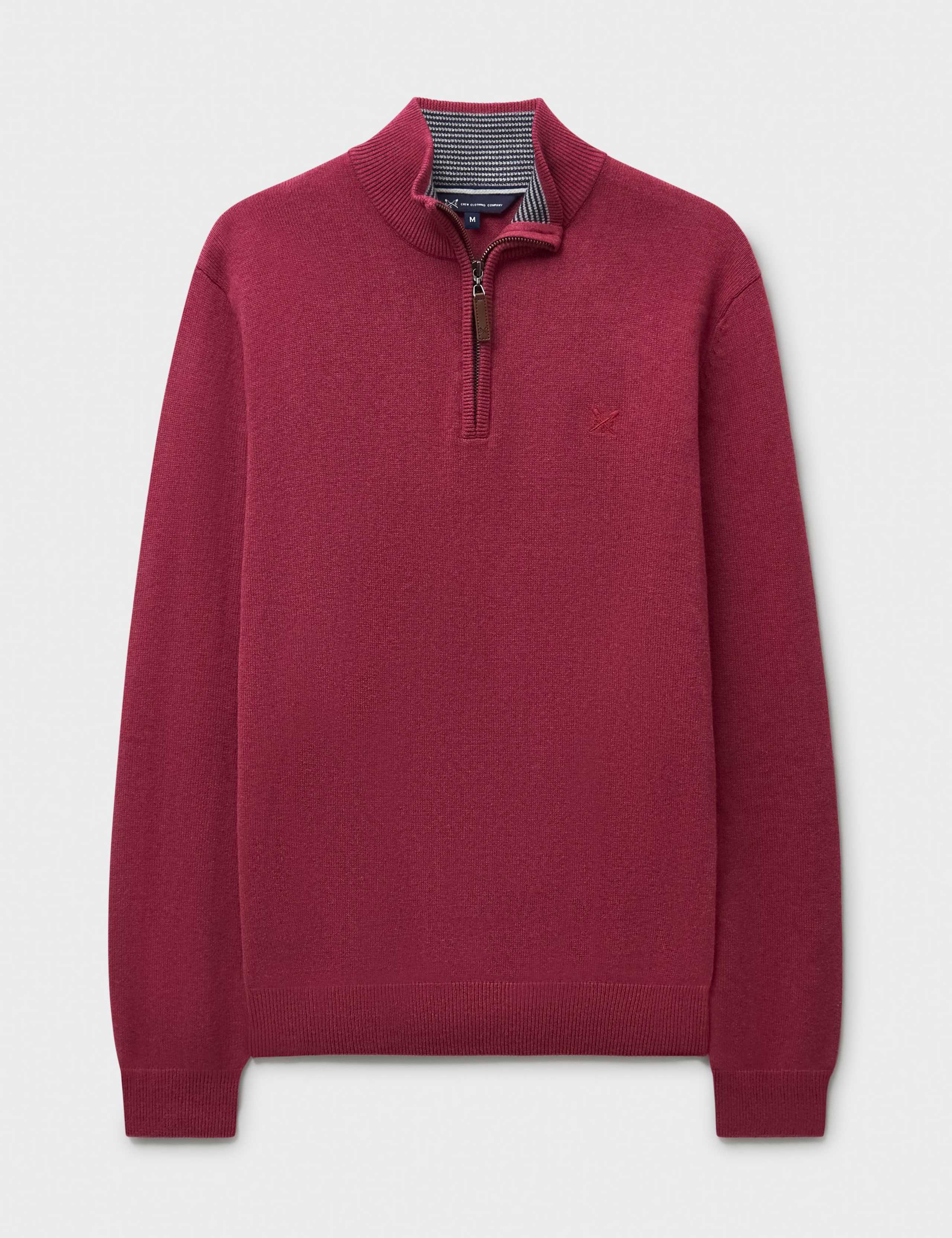 Pure Cotton Half Zip Jumper 2 of 5
