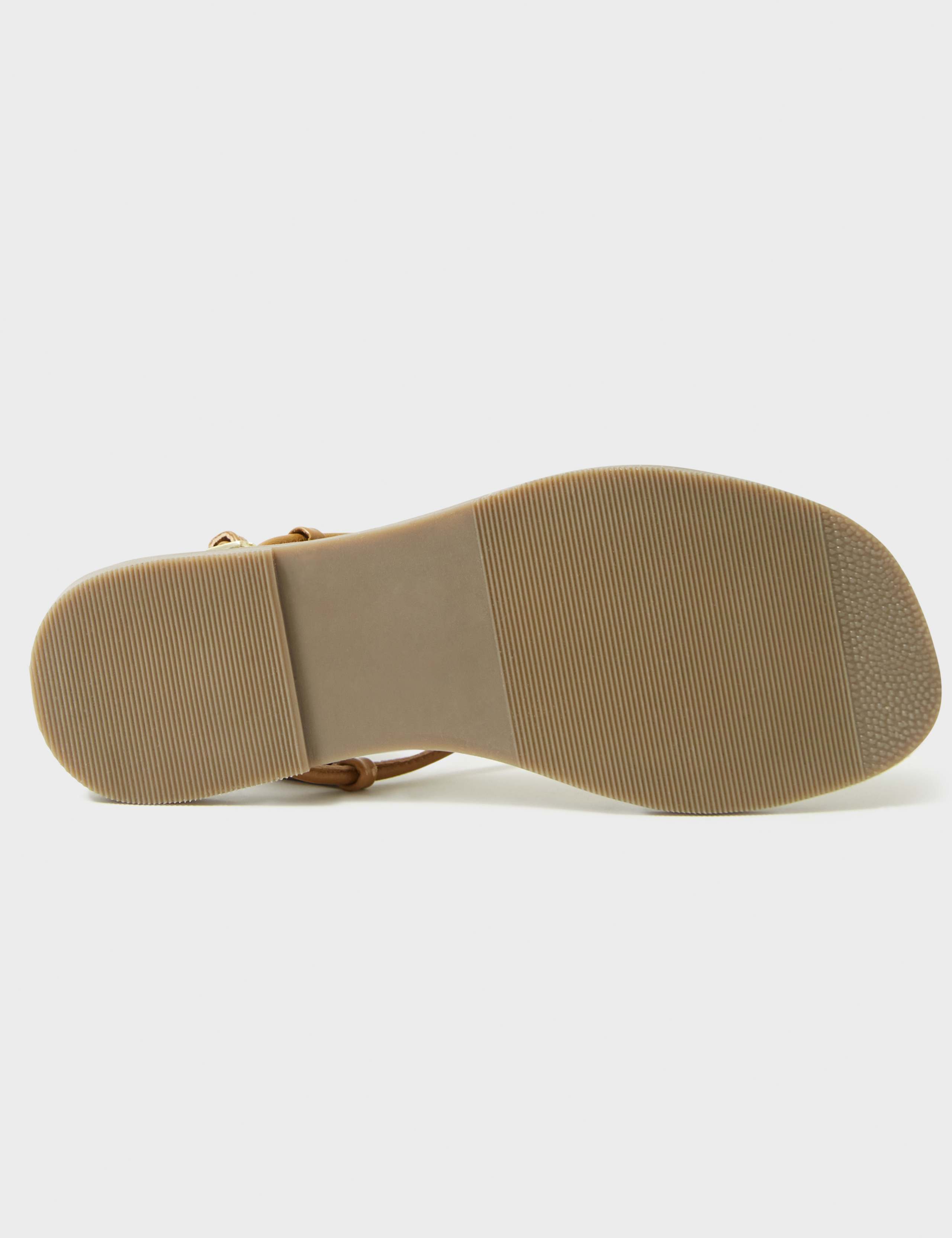 Leather Knot Ankle Strap Sandals 5 of 5