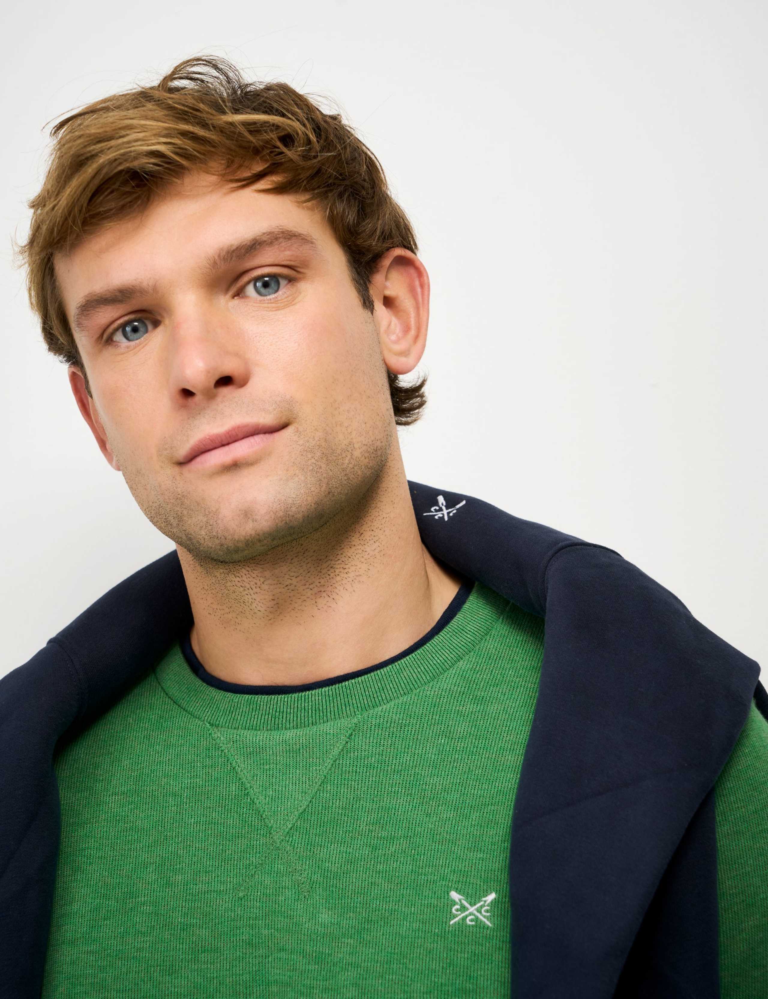 Pure Cotton Ribbed Crew Neck Jumper 5 of 7