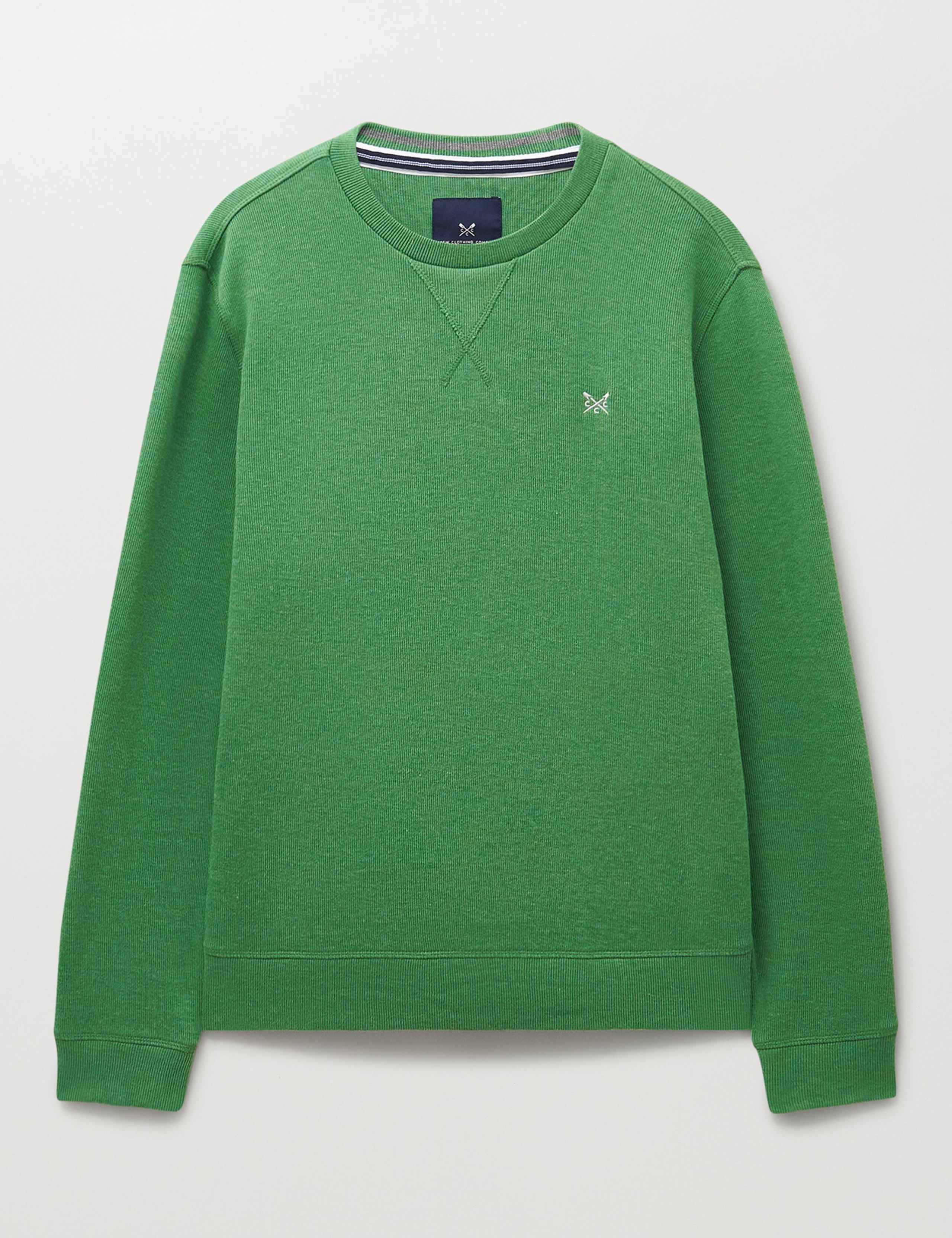 Pure Cotton Ribbed Crew Neck Jumper 2 of 7