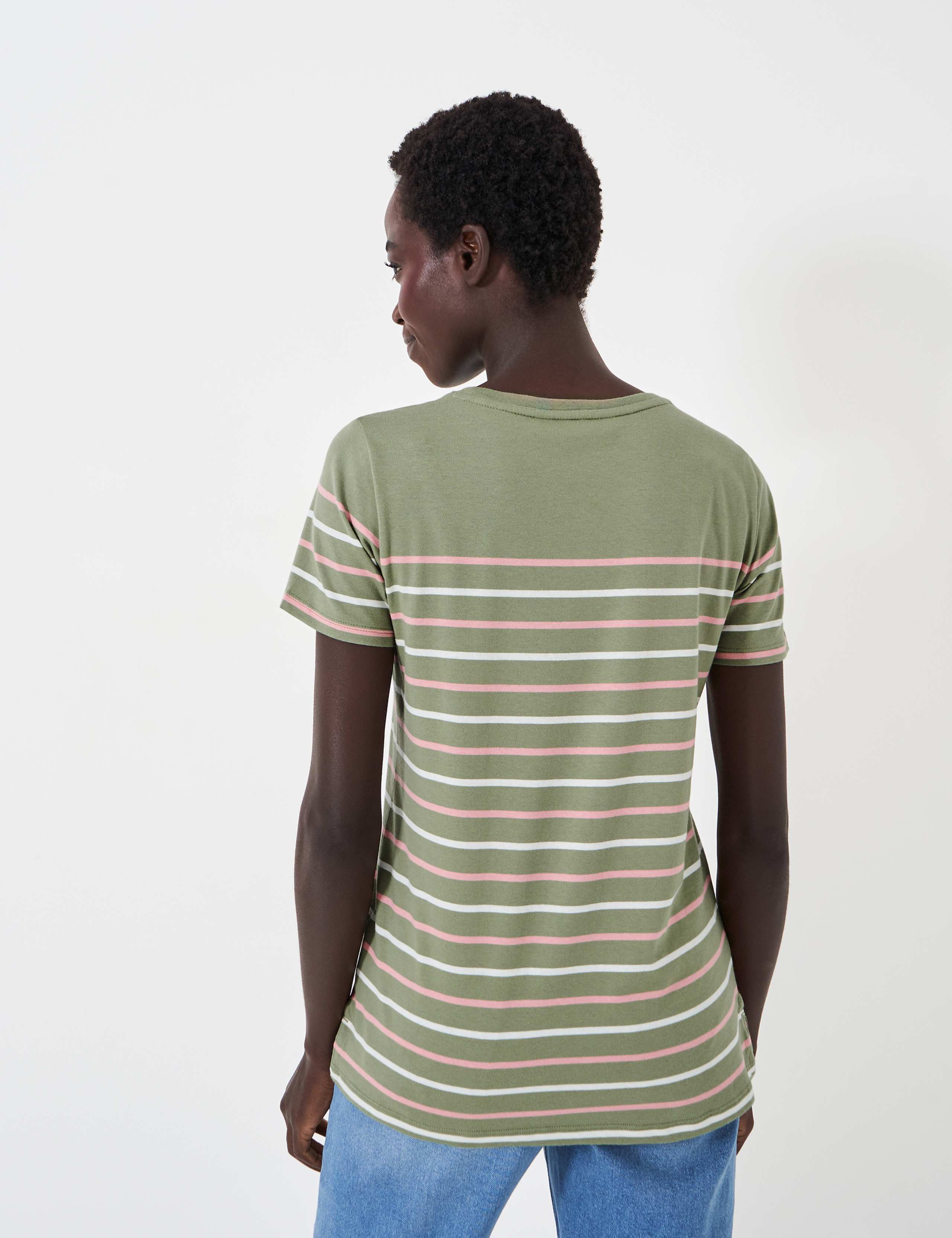 Pure Cotton Striped T-Shirt 4 of 5