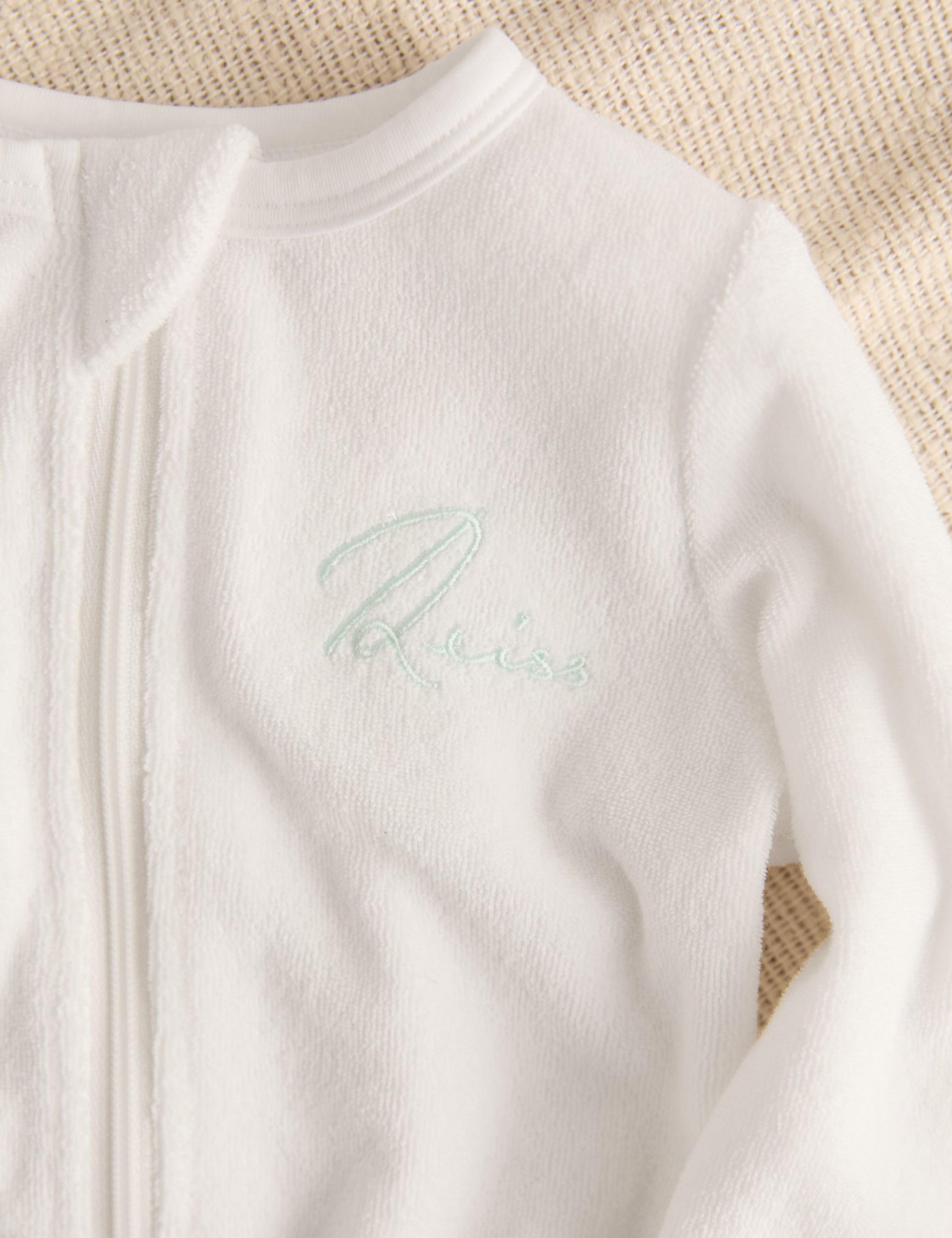 2pc Sleepsuit & Hooded Towel Set (0-24 Mths) 2 of 5