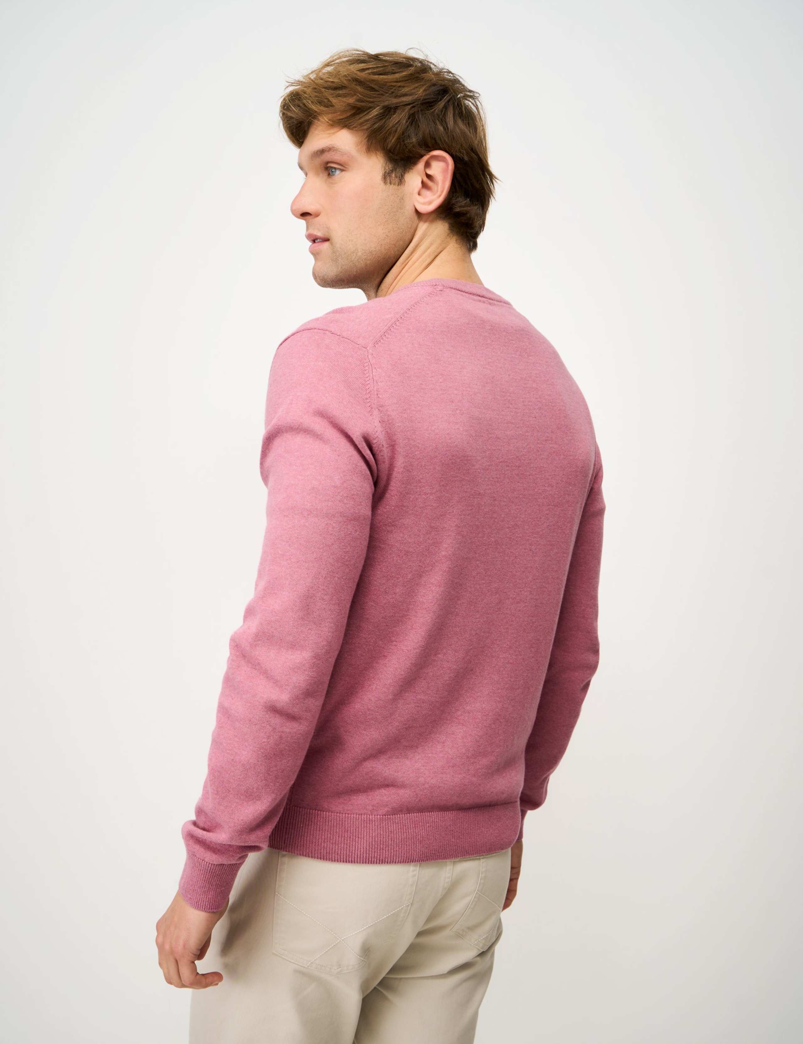 Pure Cotton Half Zip Long Sleeve Jumper 4 of 5