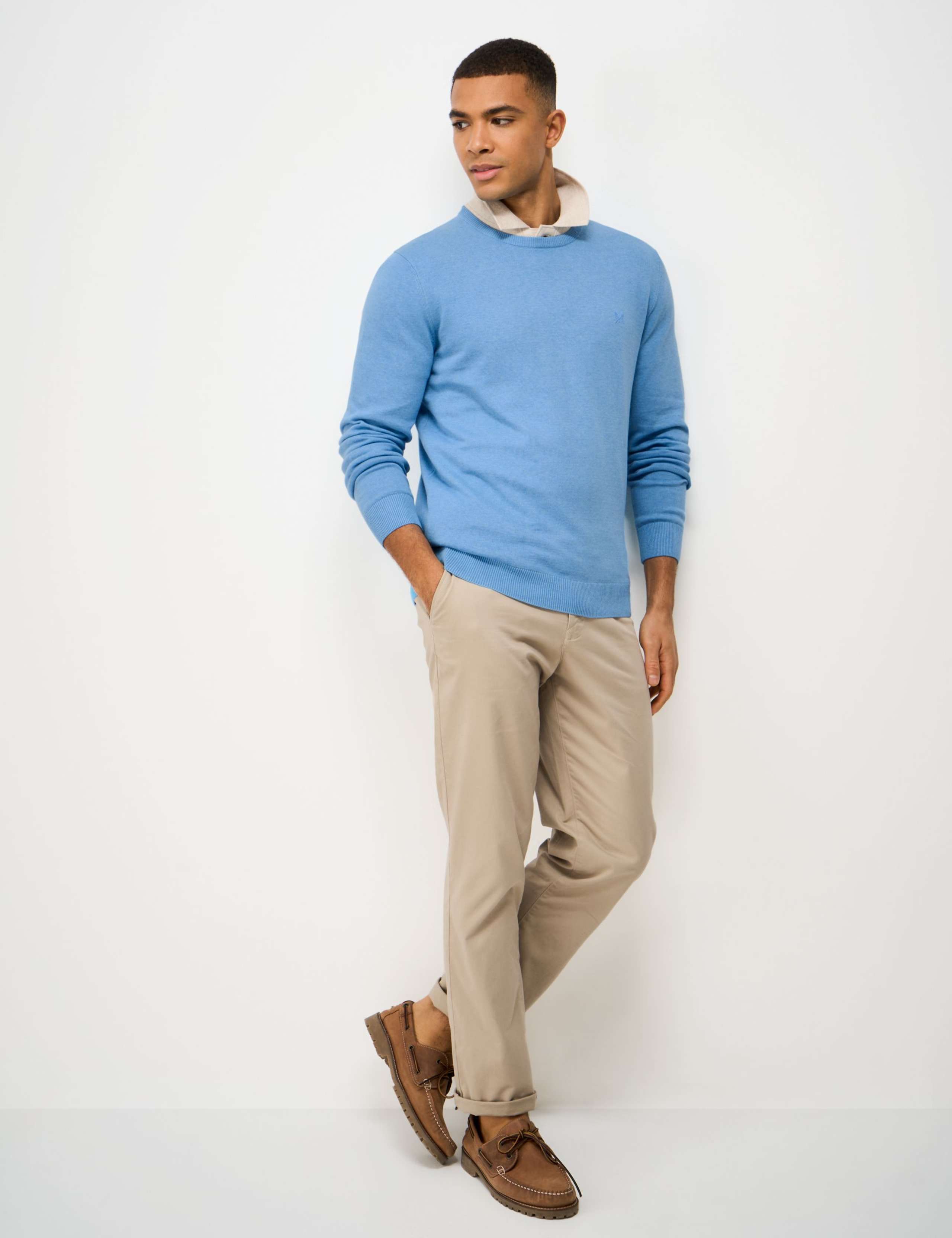 Pure Cotton Long Sleeve Jumper 3 of 5