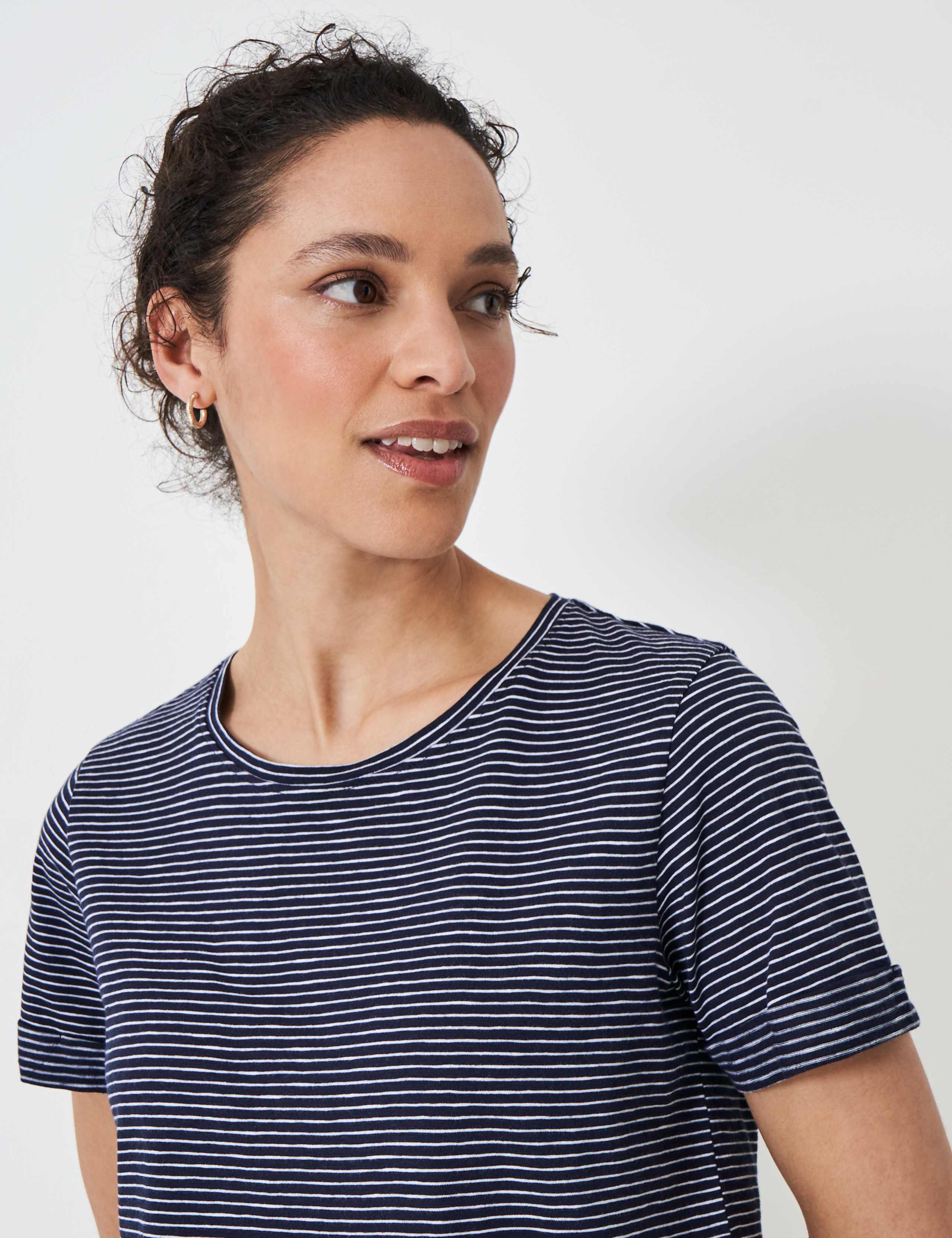 Pure Cotton Striped T-Shirt 5 of 5