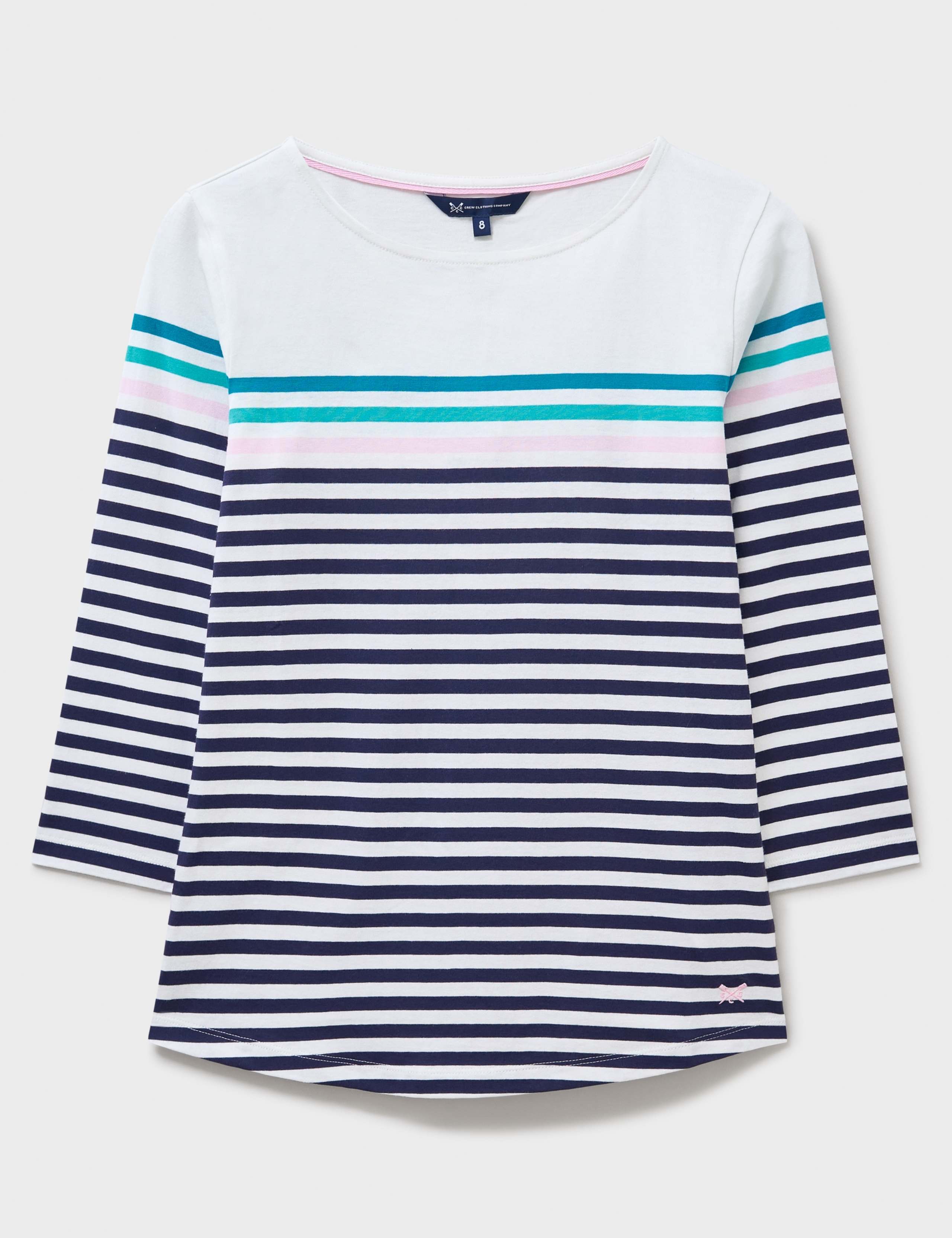 Pure Cotton Striped Top 2 of 5