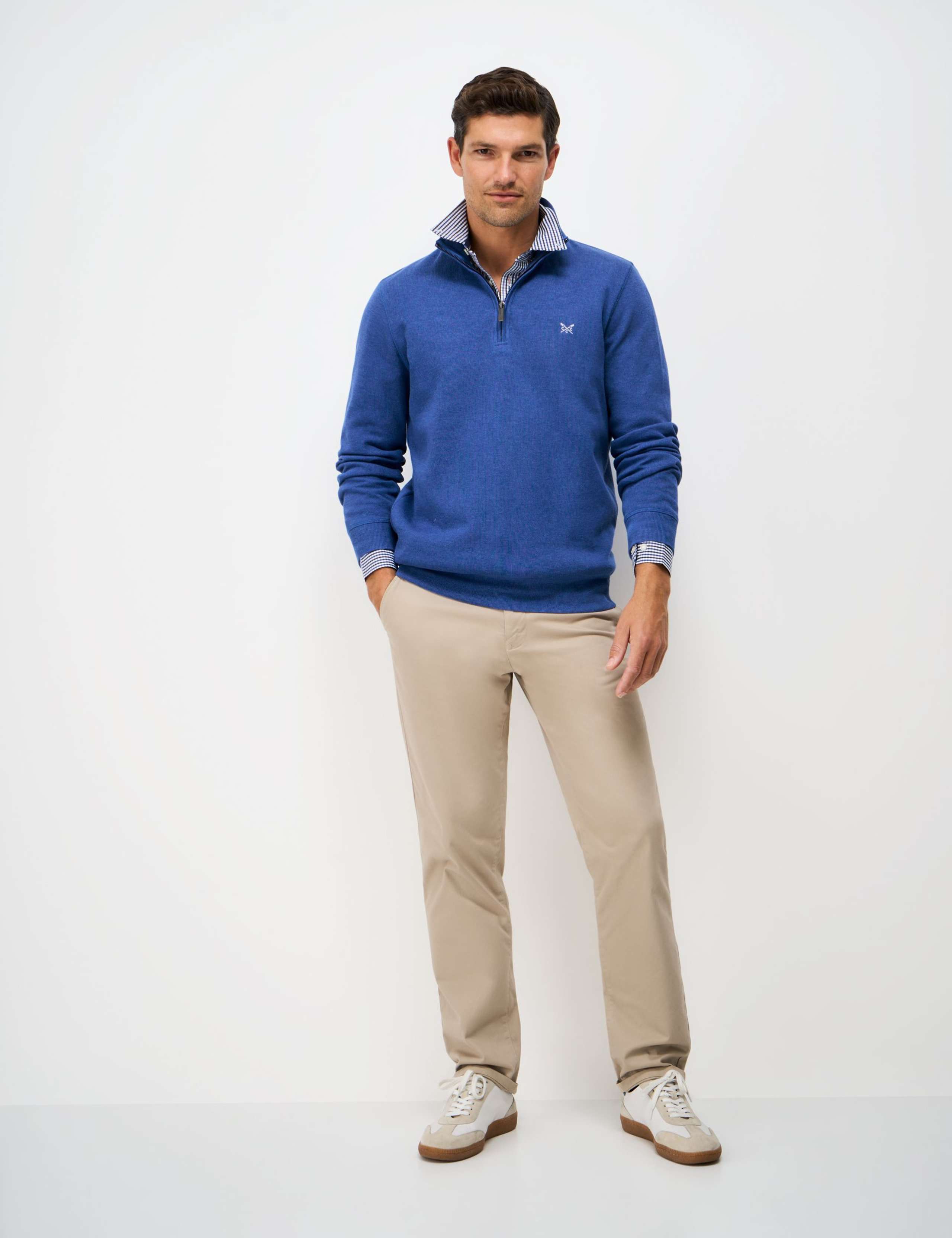 Pure Cotton Half Zip Sweatshirt 3 of 6