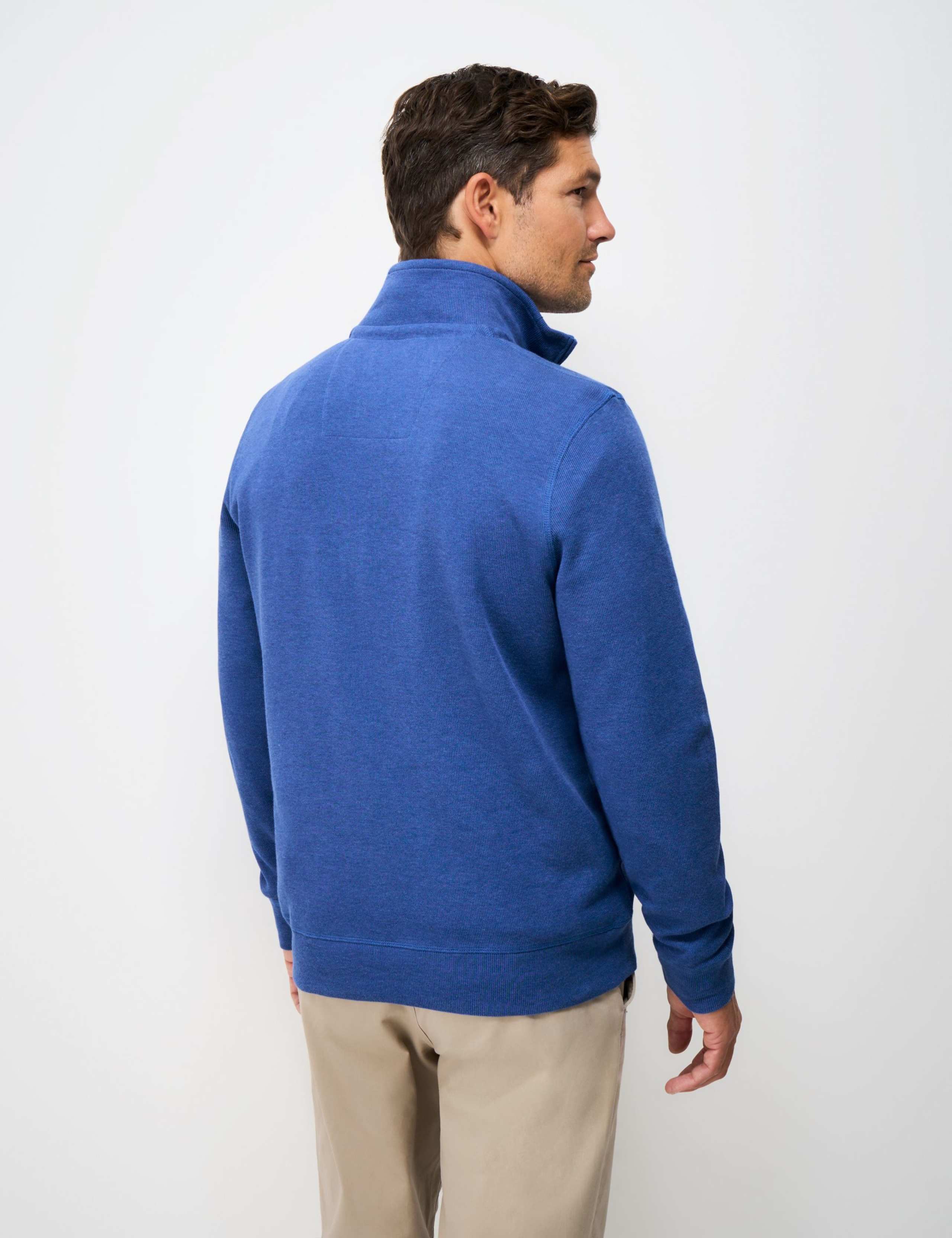 Pure Cotton Half Zip Sweatshirt 5 of 6