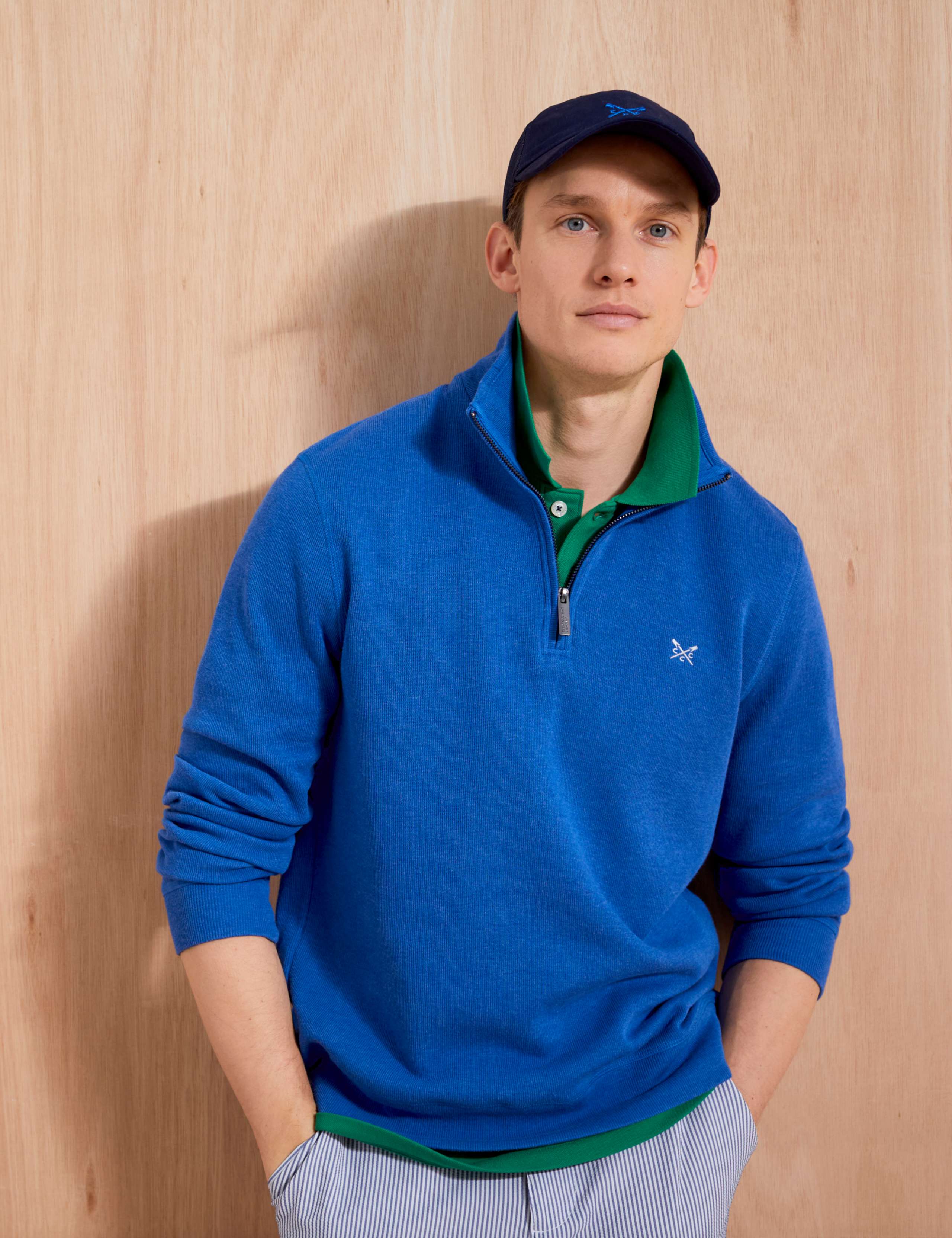 Pure Cotton Half Zip Sweatshirt 6 of 6