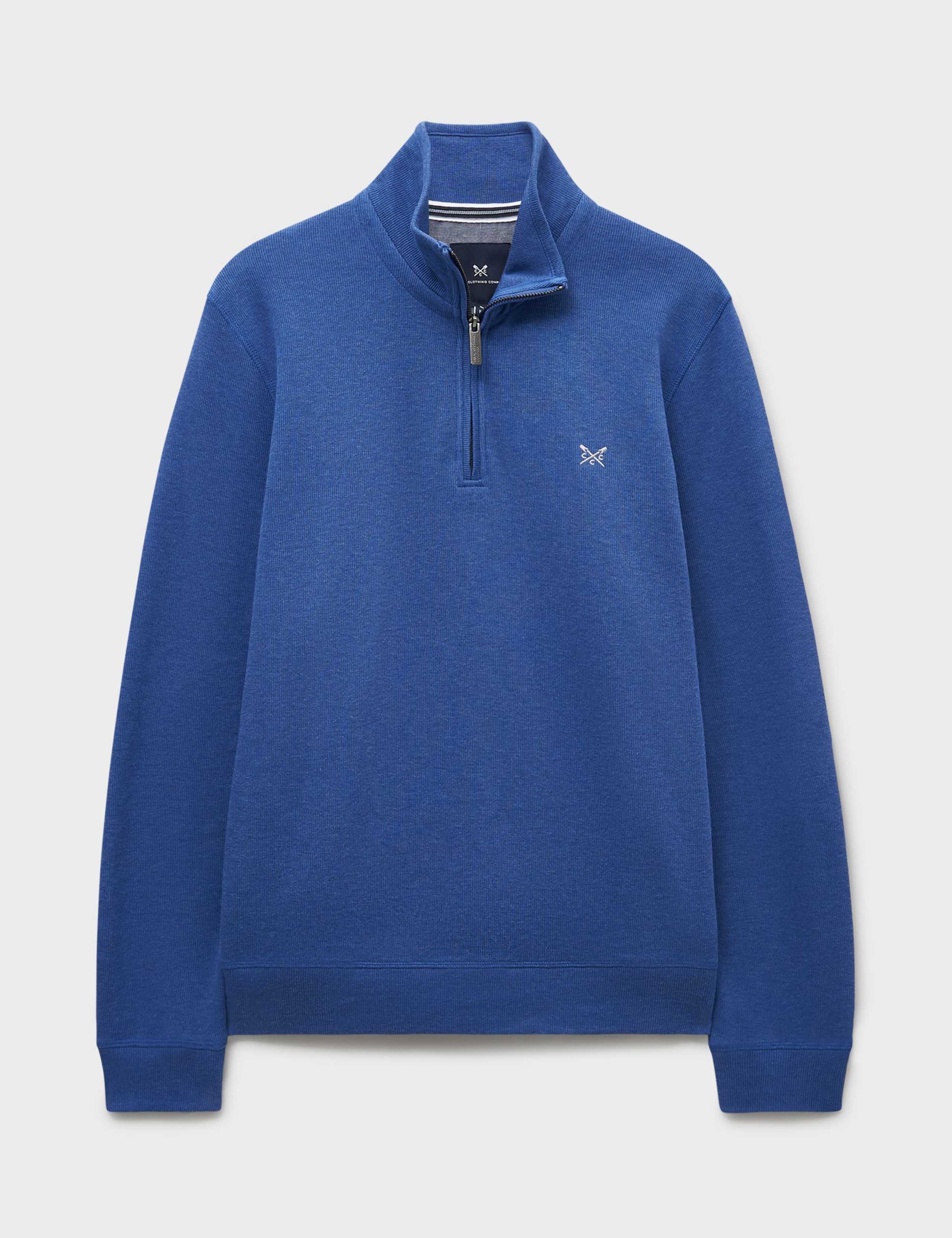 Pure Cotton Half Zip Sweatshirt 2 of 6