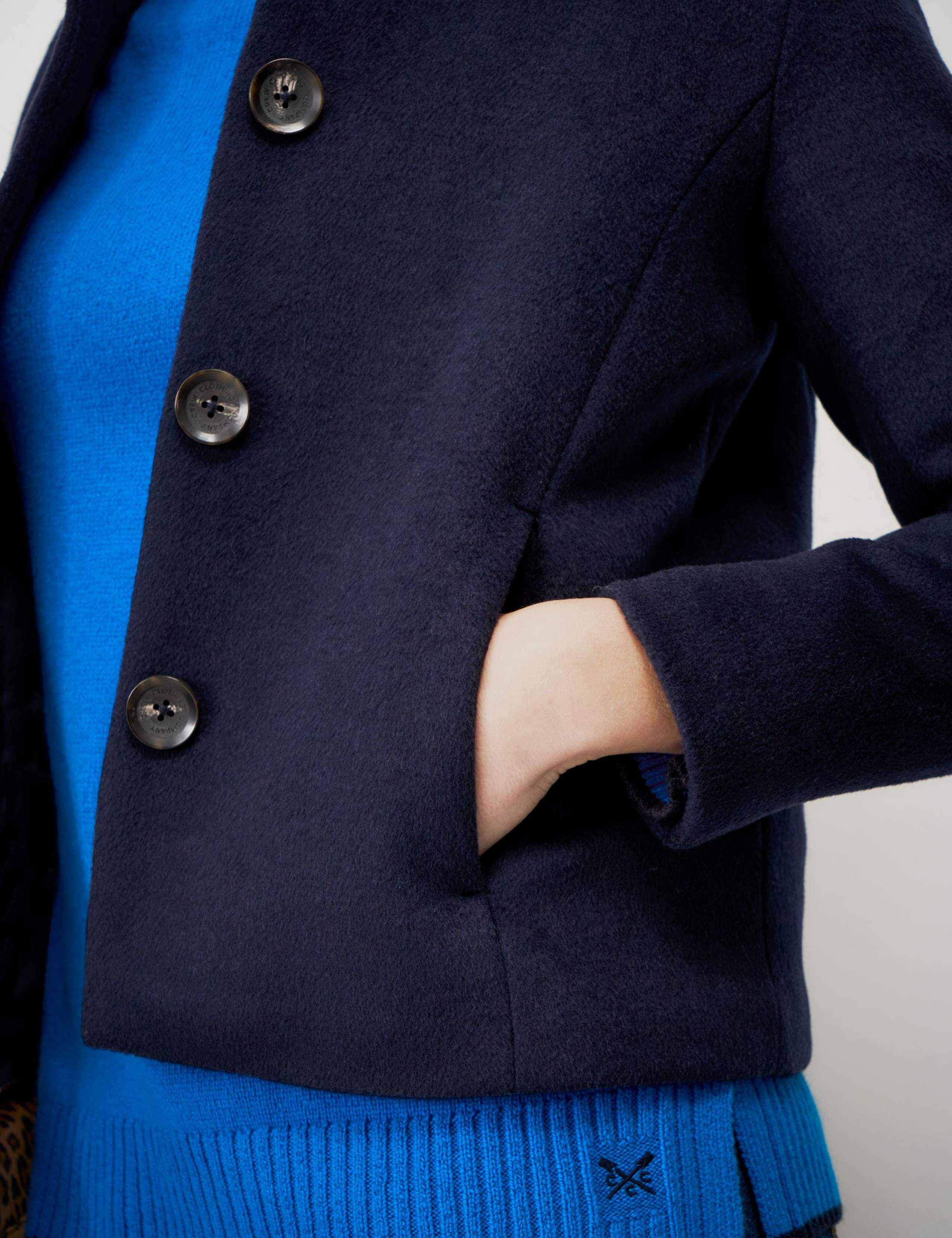 Wool Blend Collared Jacket 3 of 5