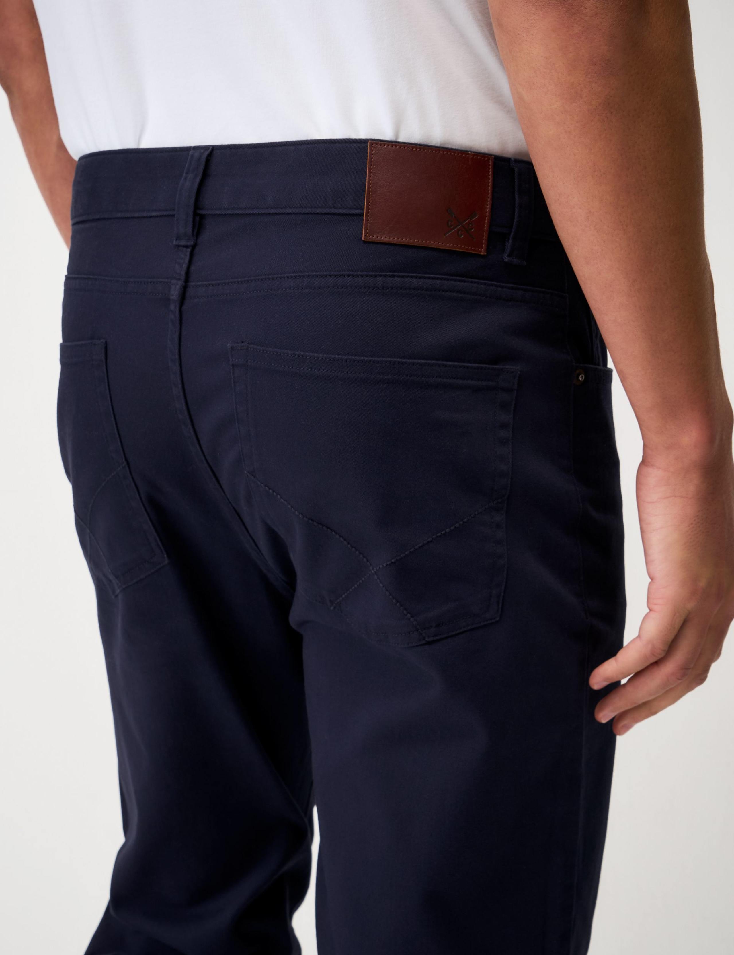 Slim Fit Pure Cotton Twill Trousers 4 of 5