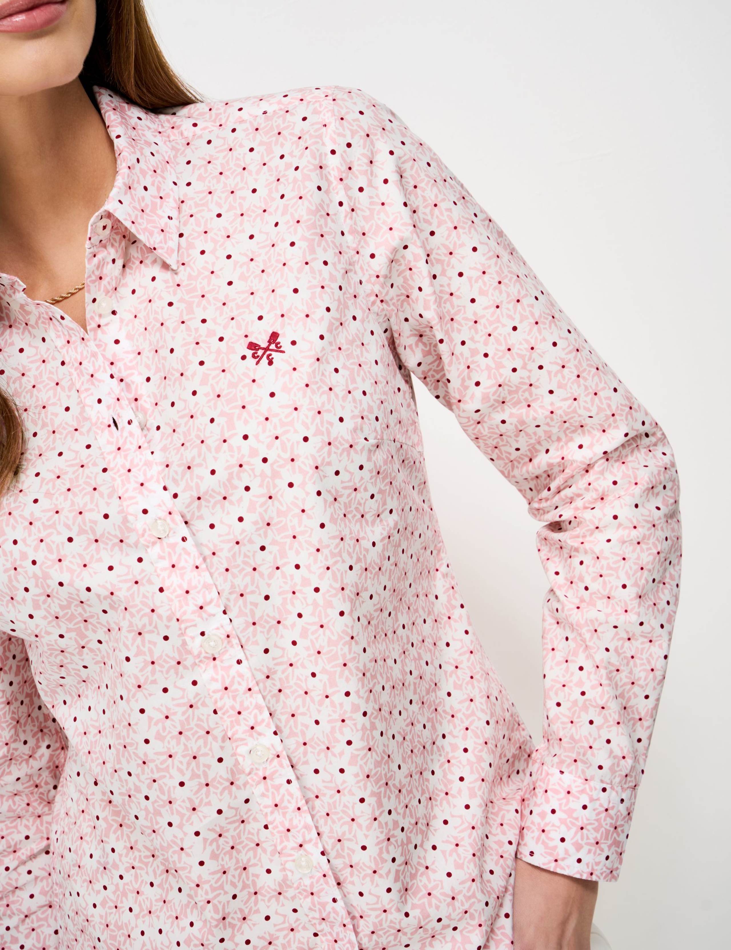 Pure Cotton Floral Shirt 3 of 5