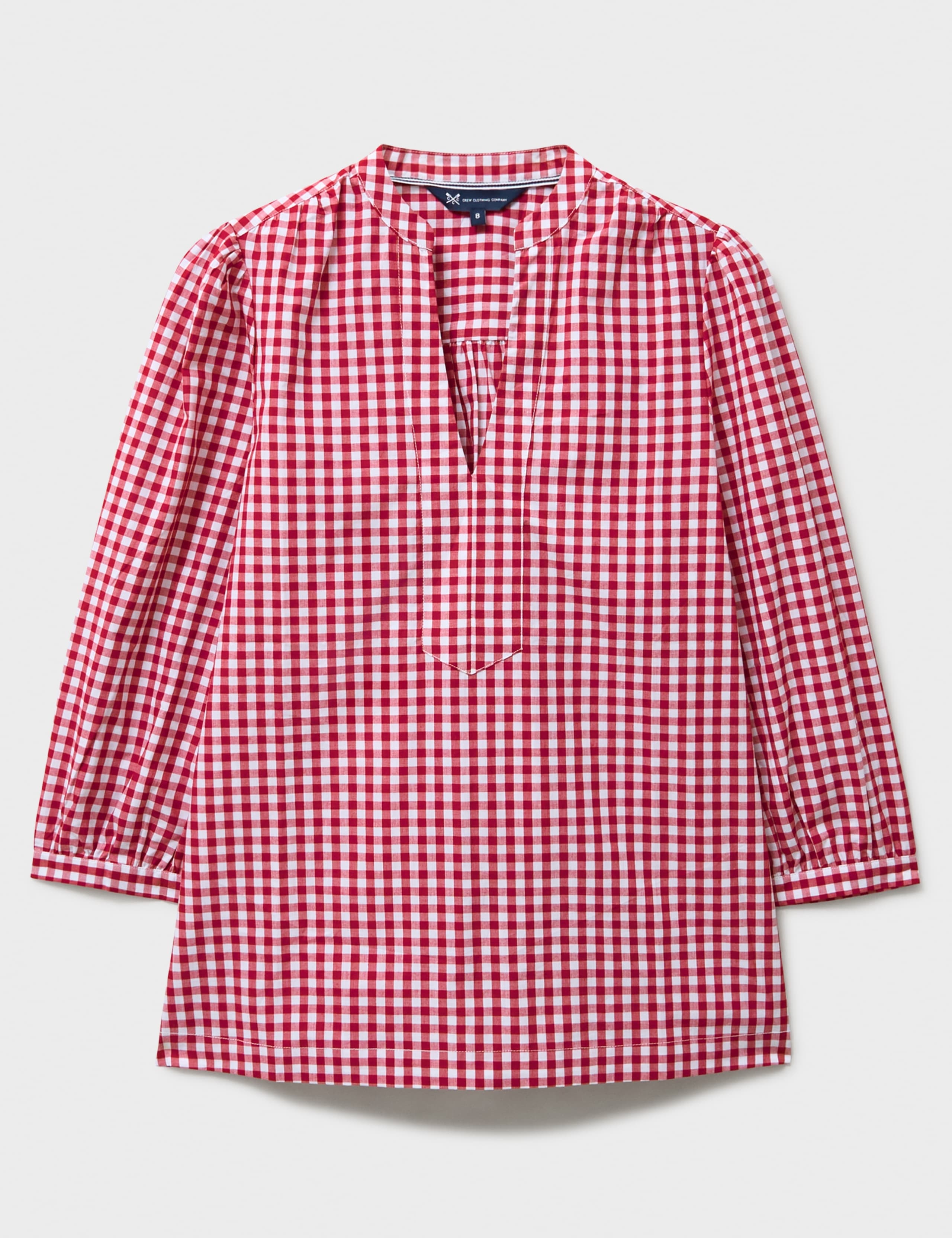 Pure Cotton Striped V-Neck Blouse 2 of 5