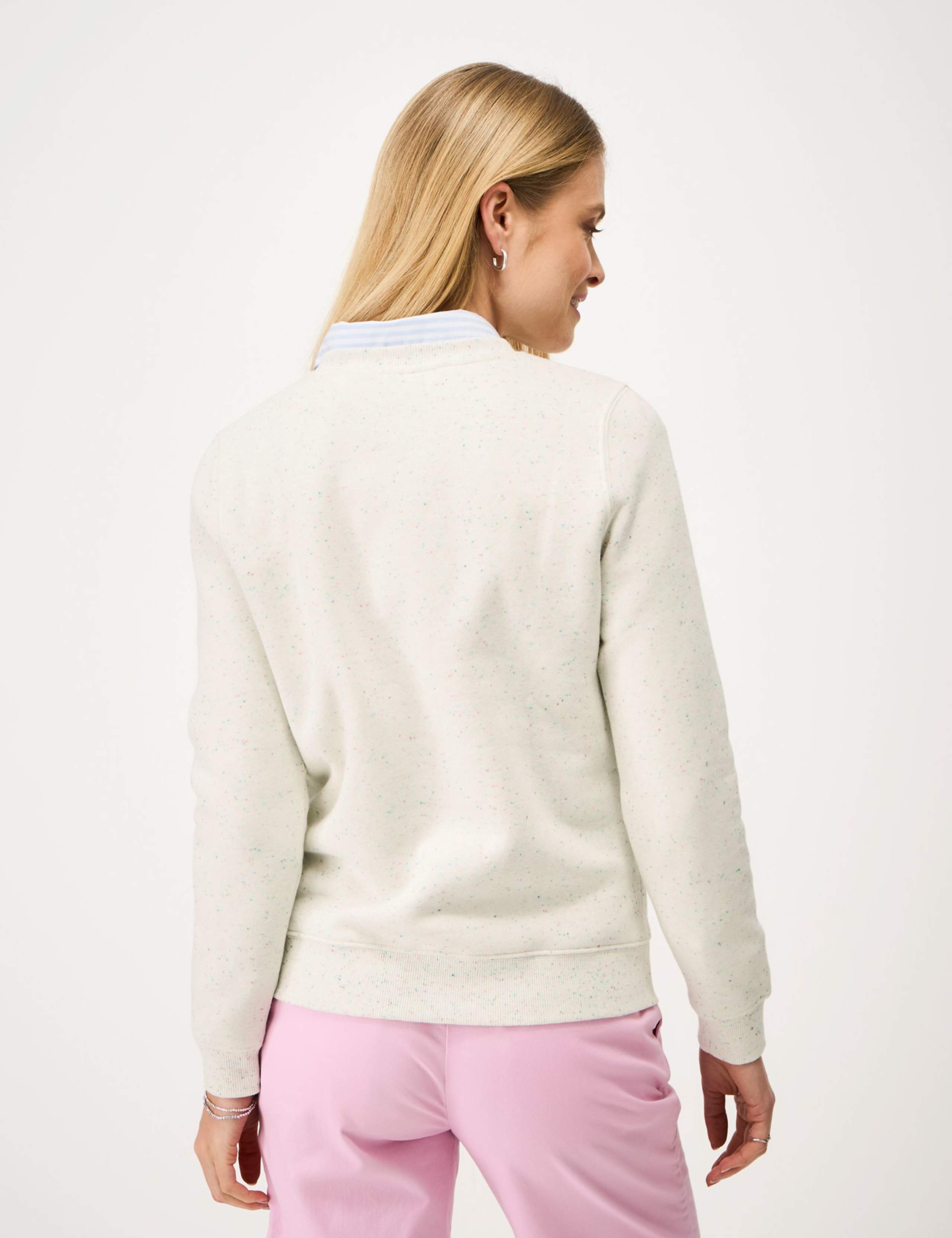 Cotton Rich Speckled Sweatshirt 4 of 5