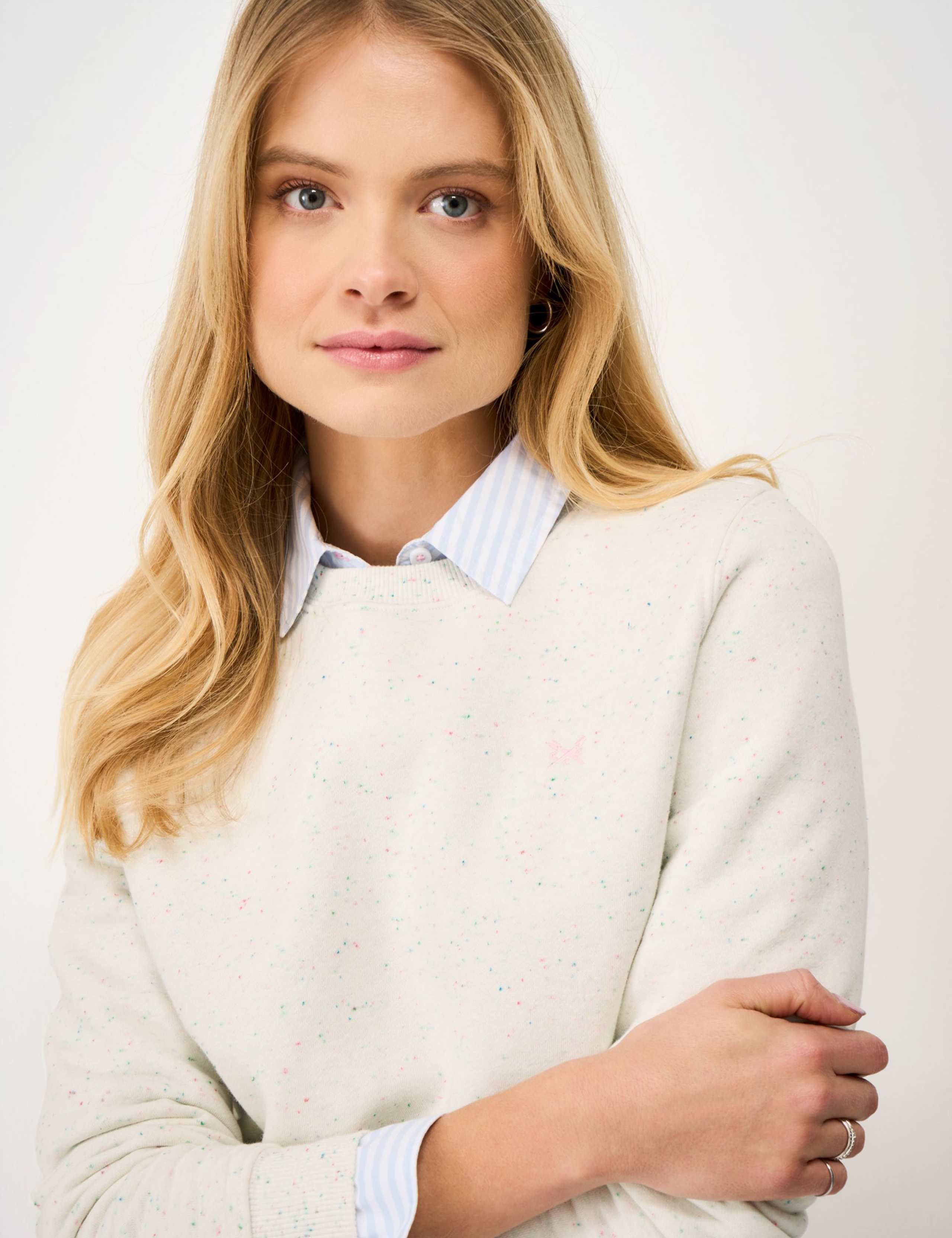 Cotton Rich Speckled Sweatshirt 5 of 5