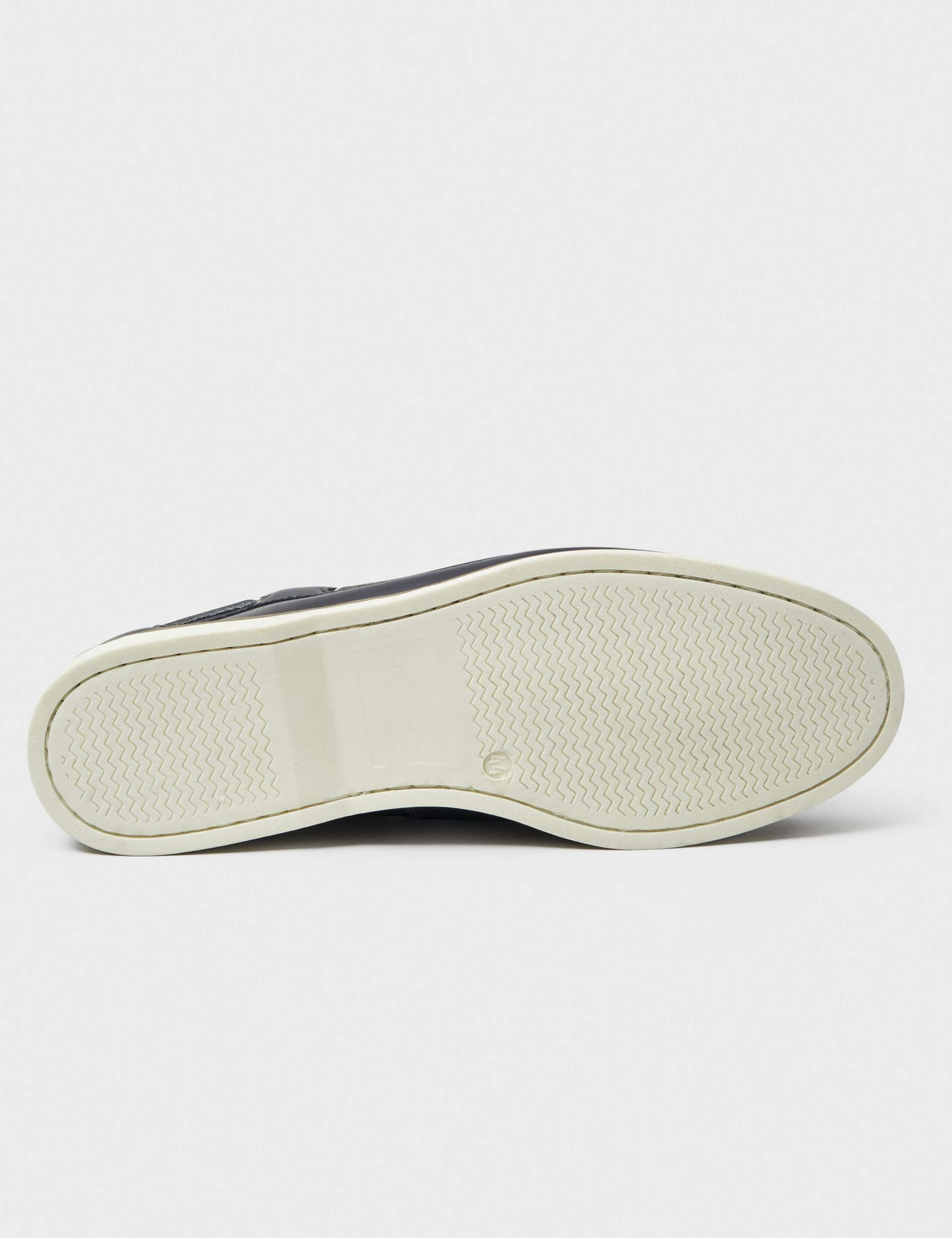 Leather Pull On Lace Up Deck Shoes 4 of 4