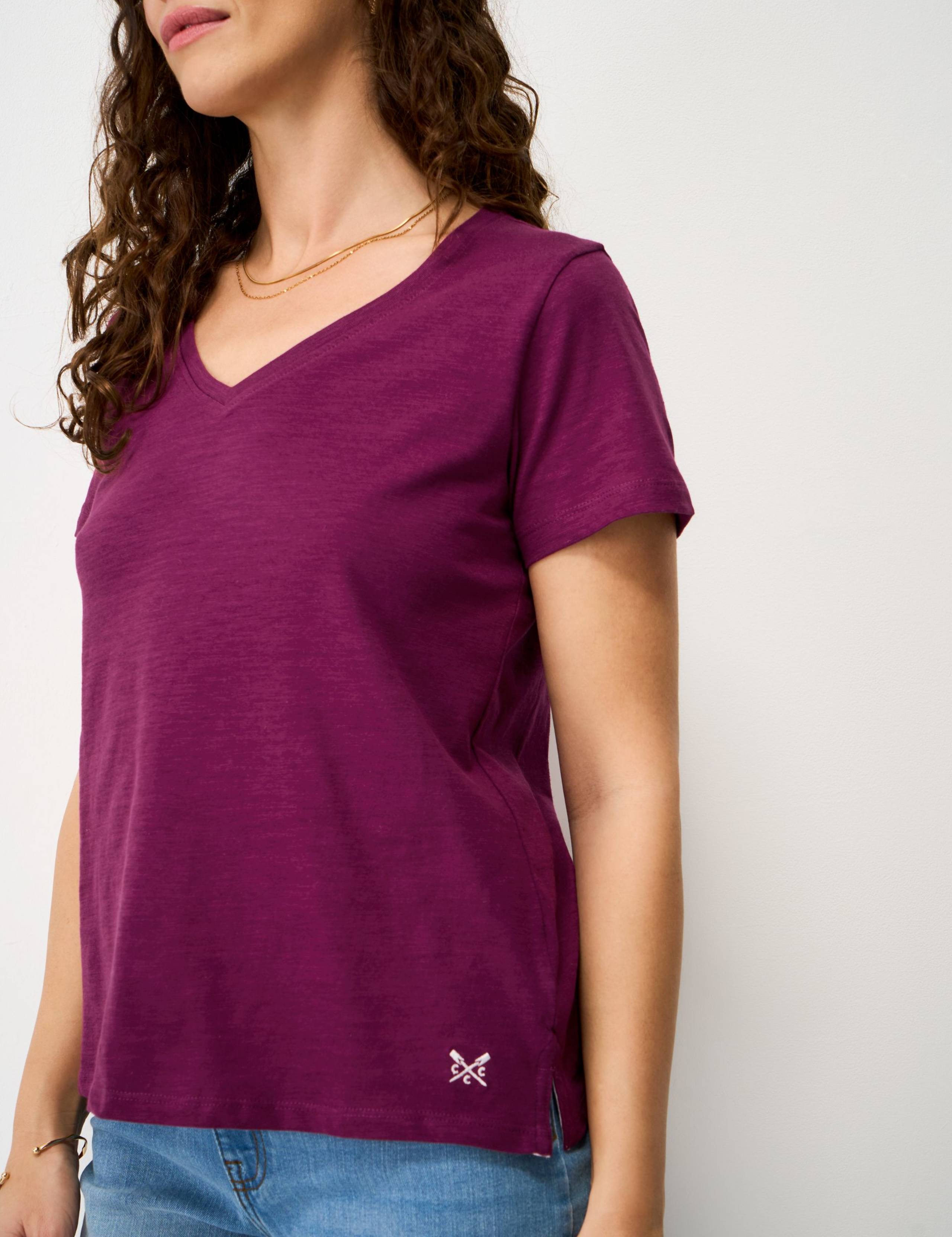 Pure Cotton V Neck T-Shirt 5 of 5