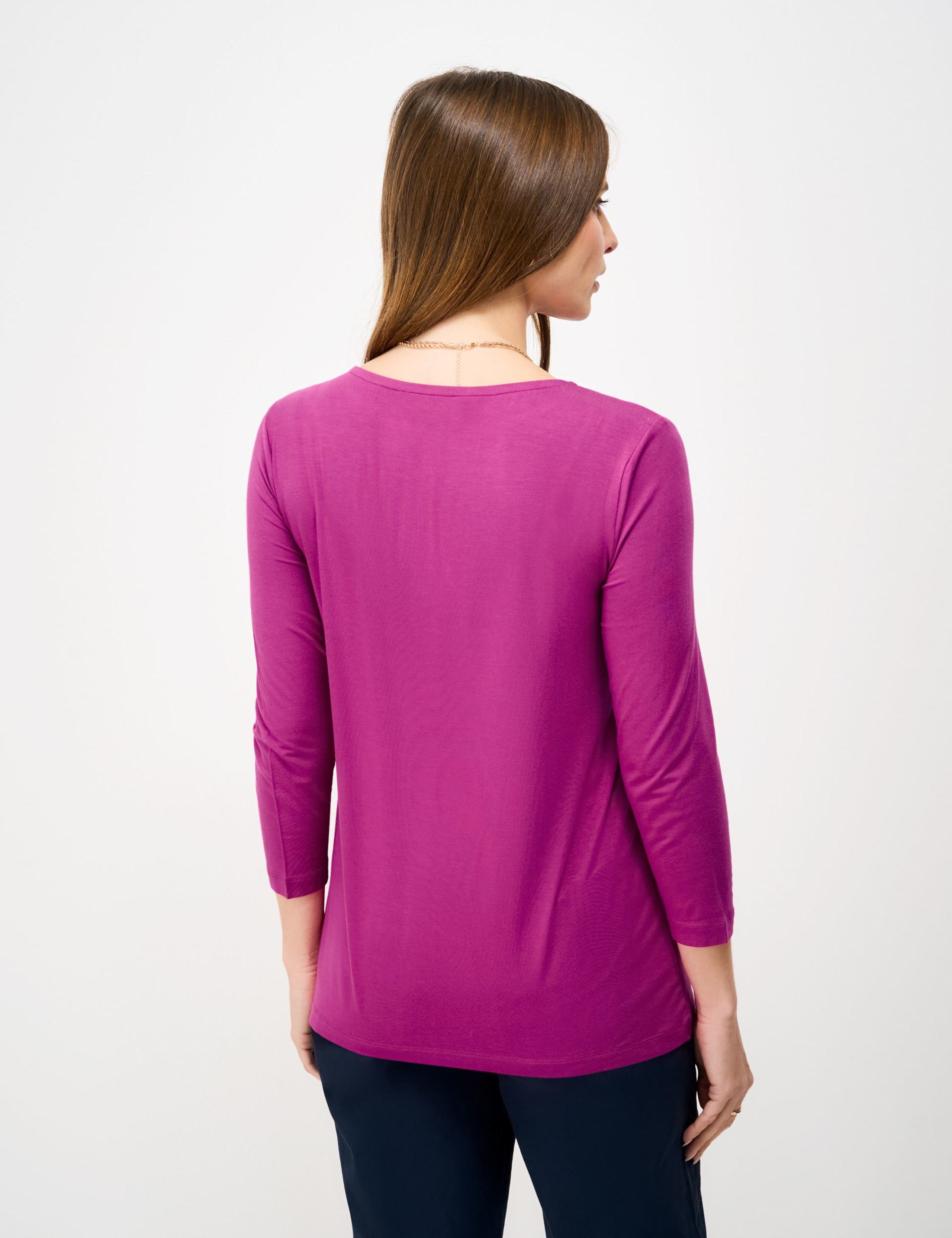 Modal Rich Boat Neck Top 3 of 5