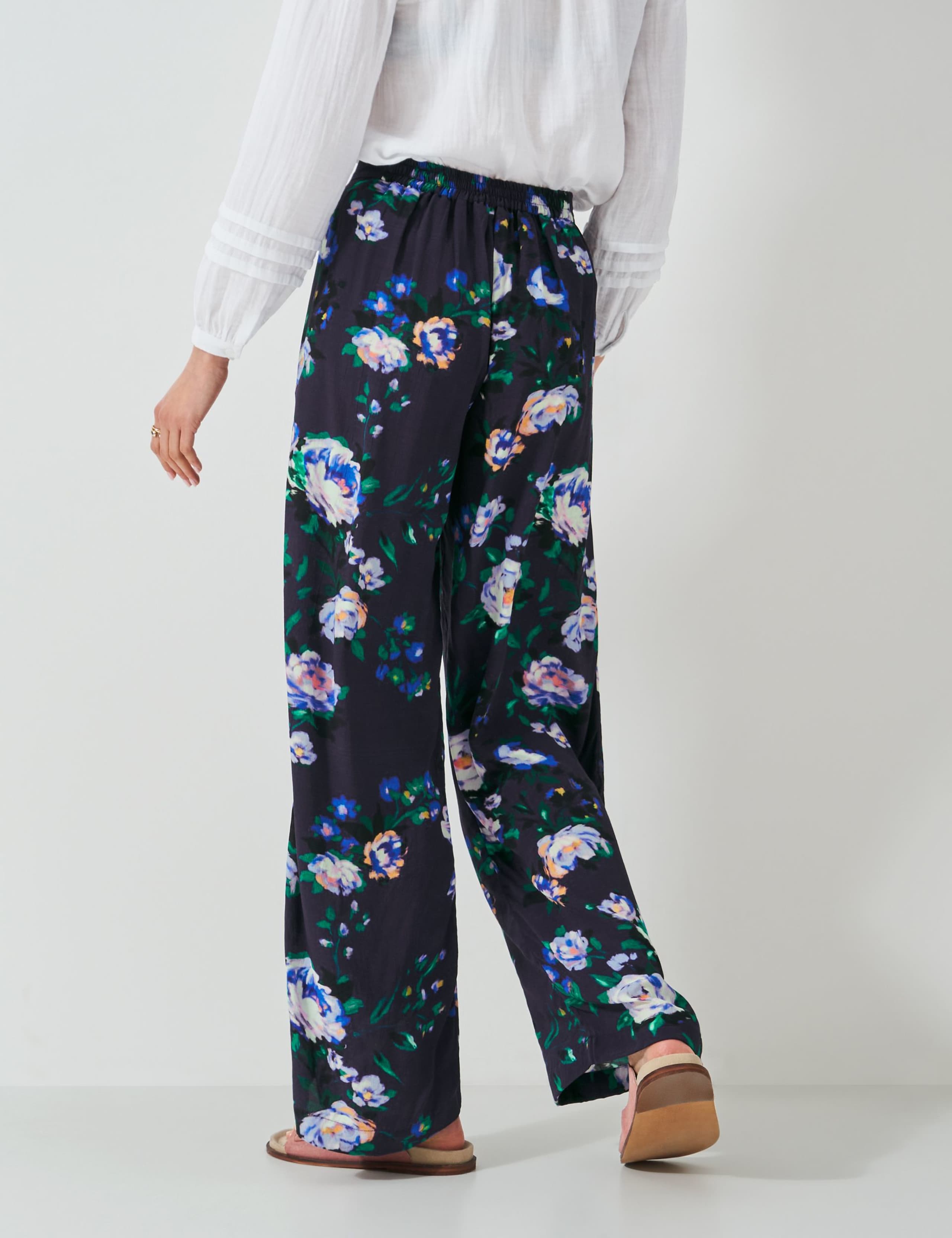 Floral Wide Leg Trousers 3 of 5