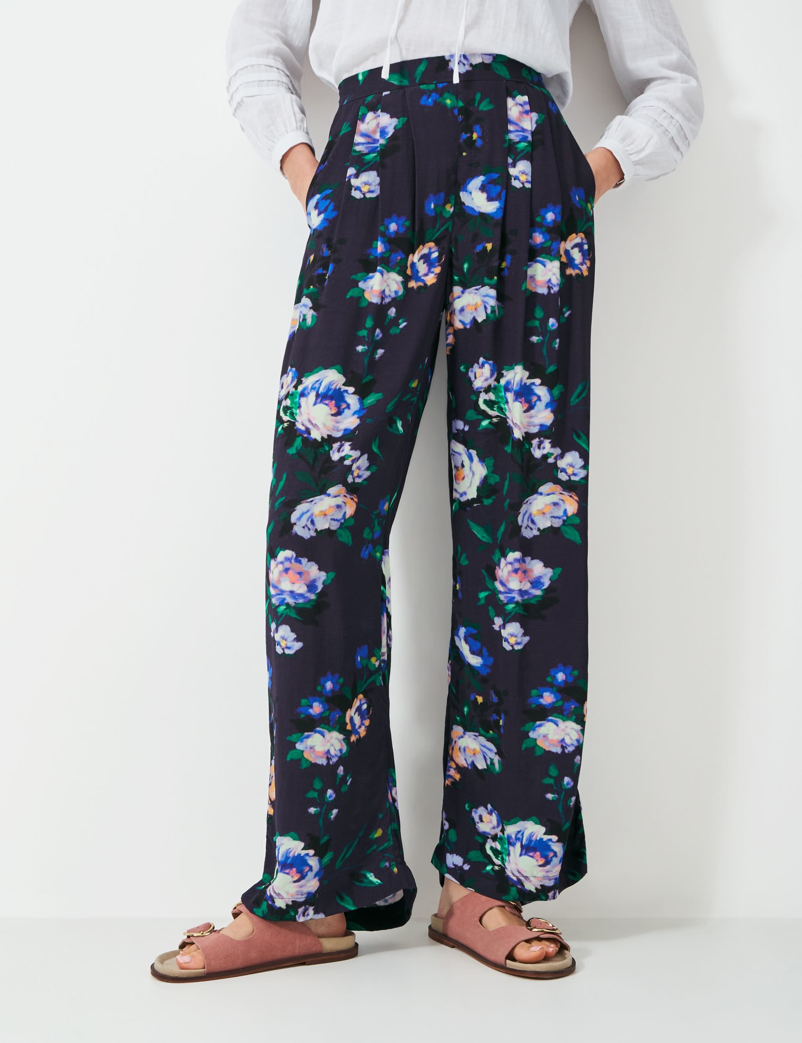 Floral Wide Leg Trousers 4 of 5