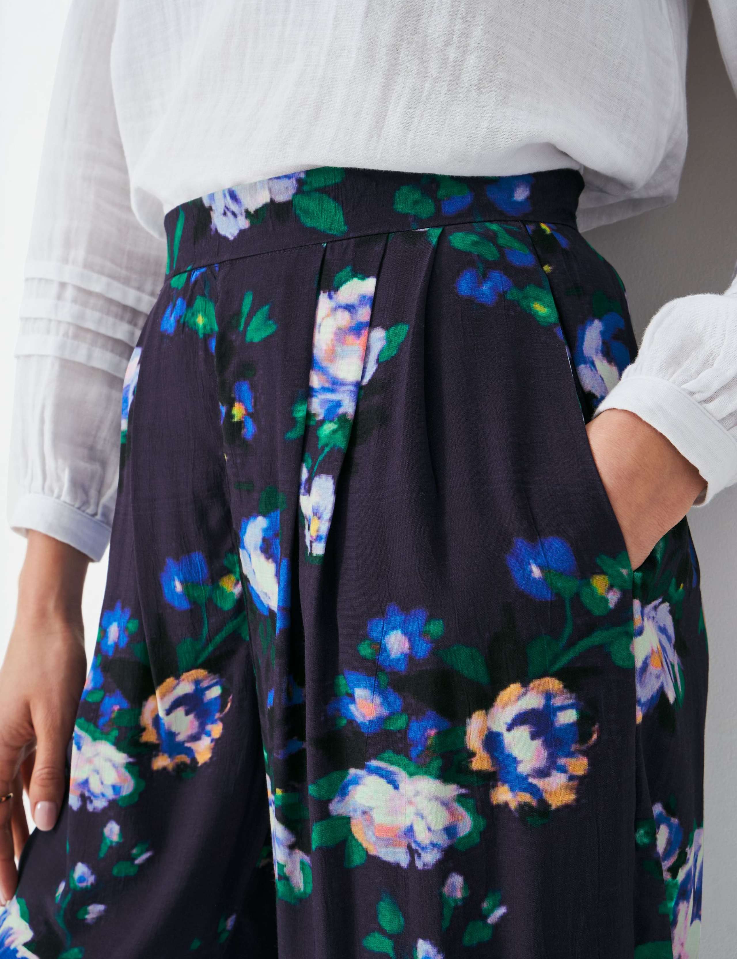 Floral Wide Leg Trousers 5 of 5