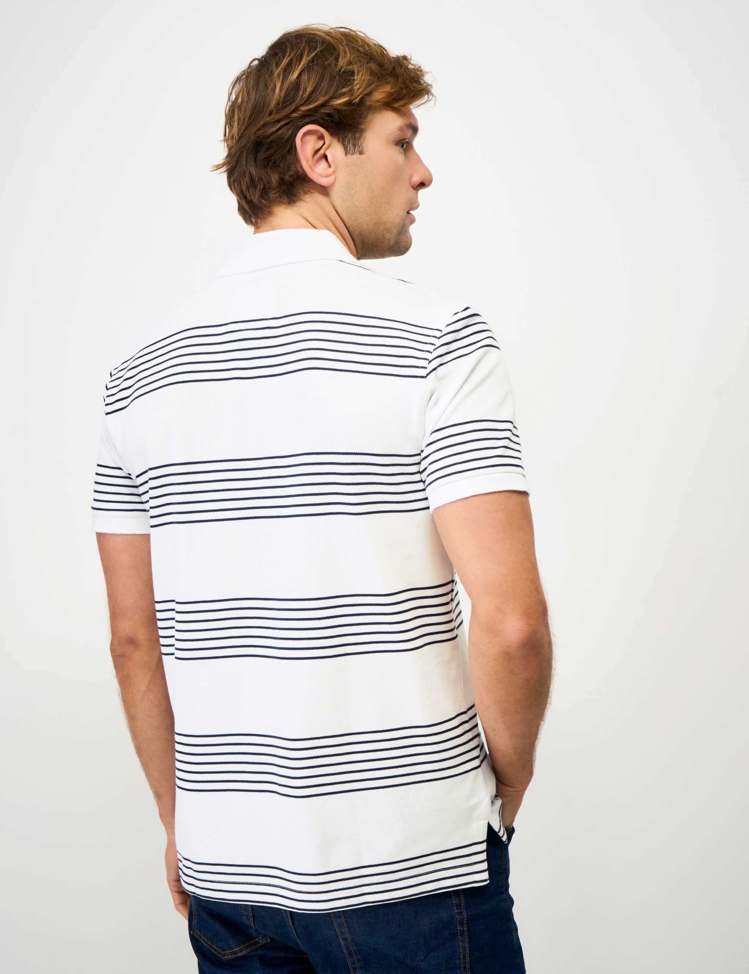 Pure Cotton Striped Polo Shirt 6 of 6