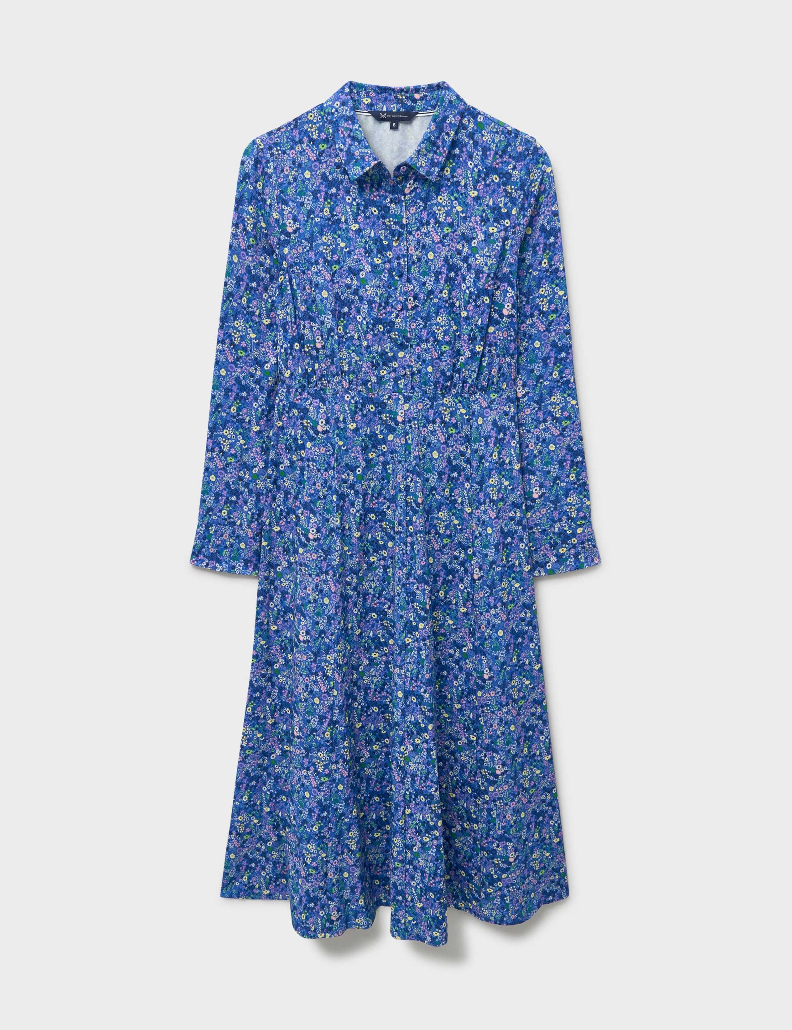 Floral Midi Shirt Dress 2 of 5