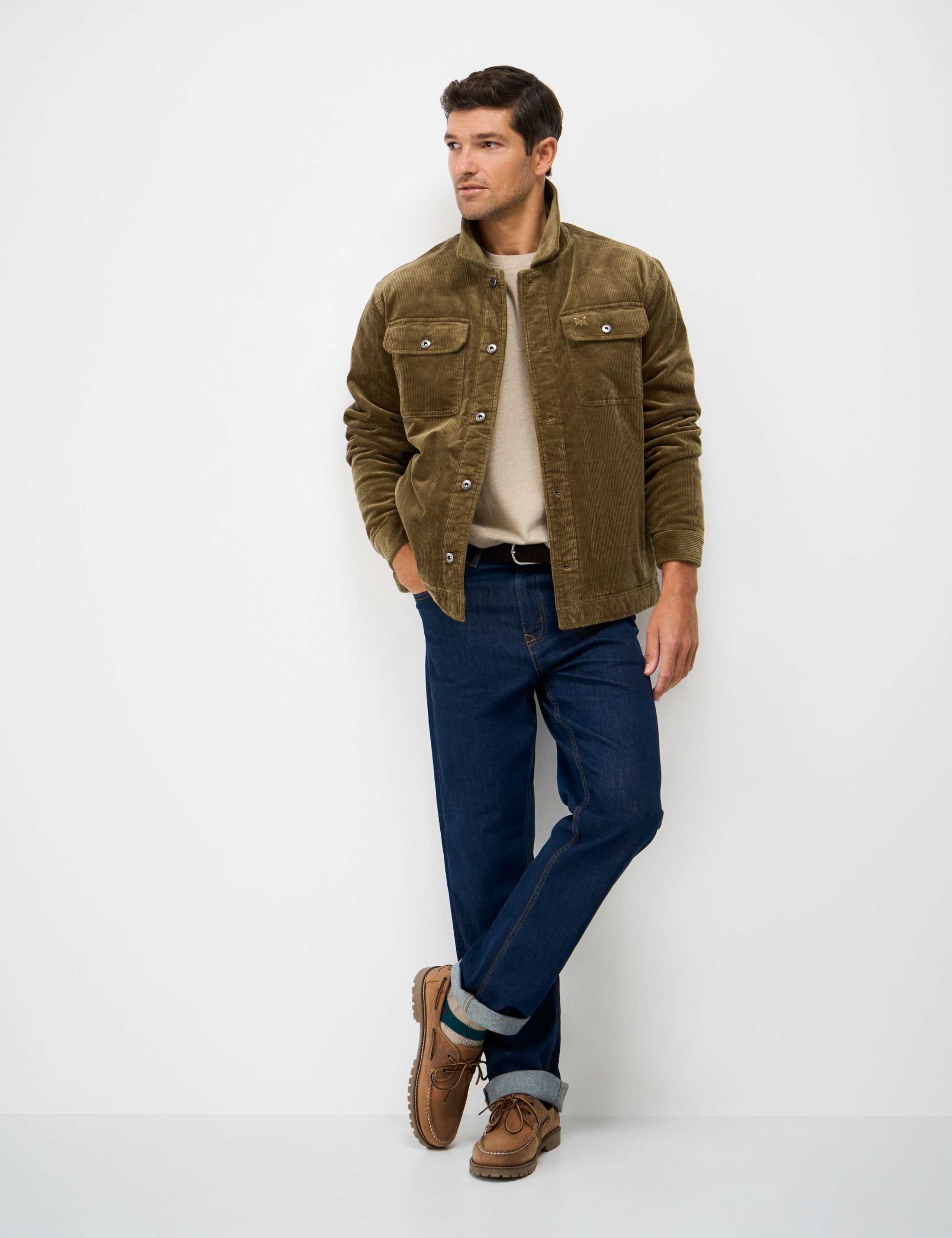 Cotton Rich Corduroy Fleece Lined Shacket 3 of 5