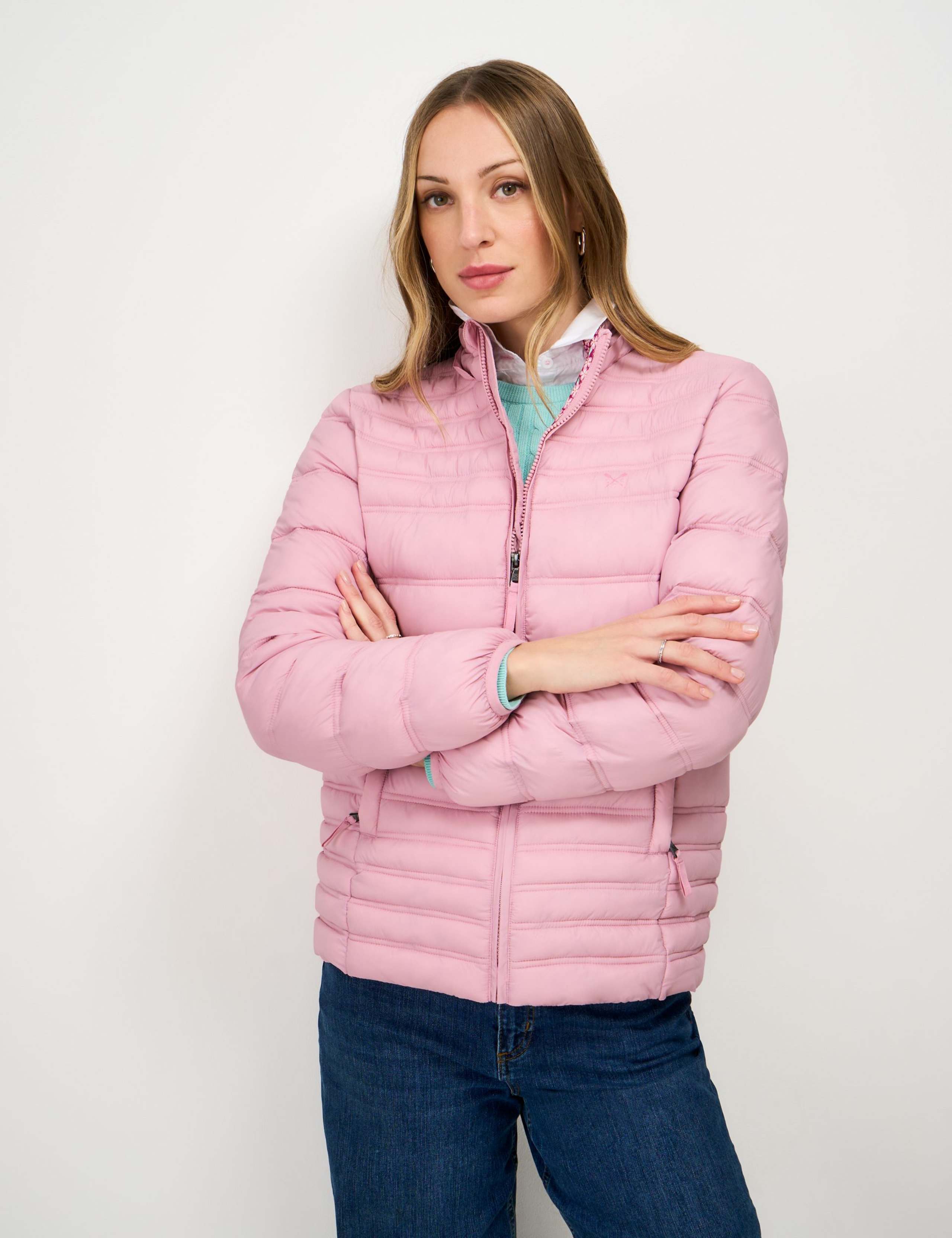 Lightweight Floral Zip Through Padded Jacket 3 of 5