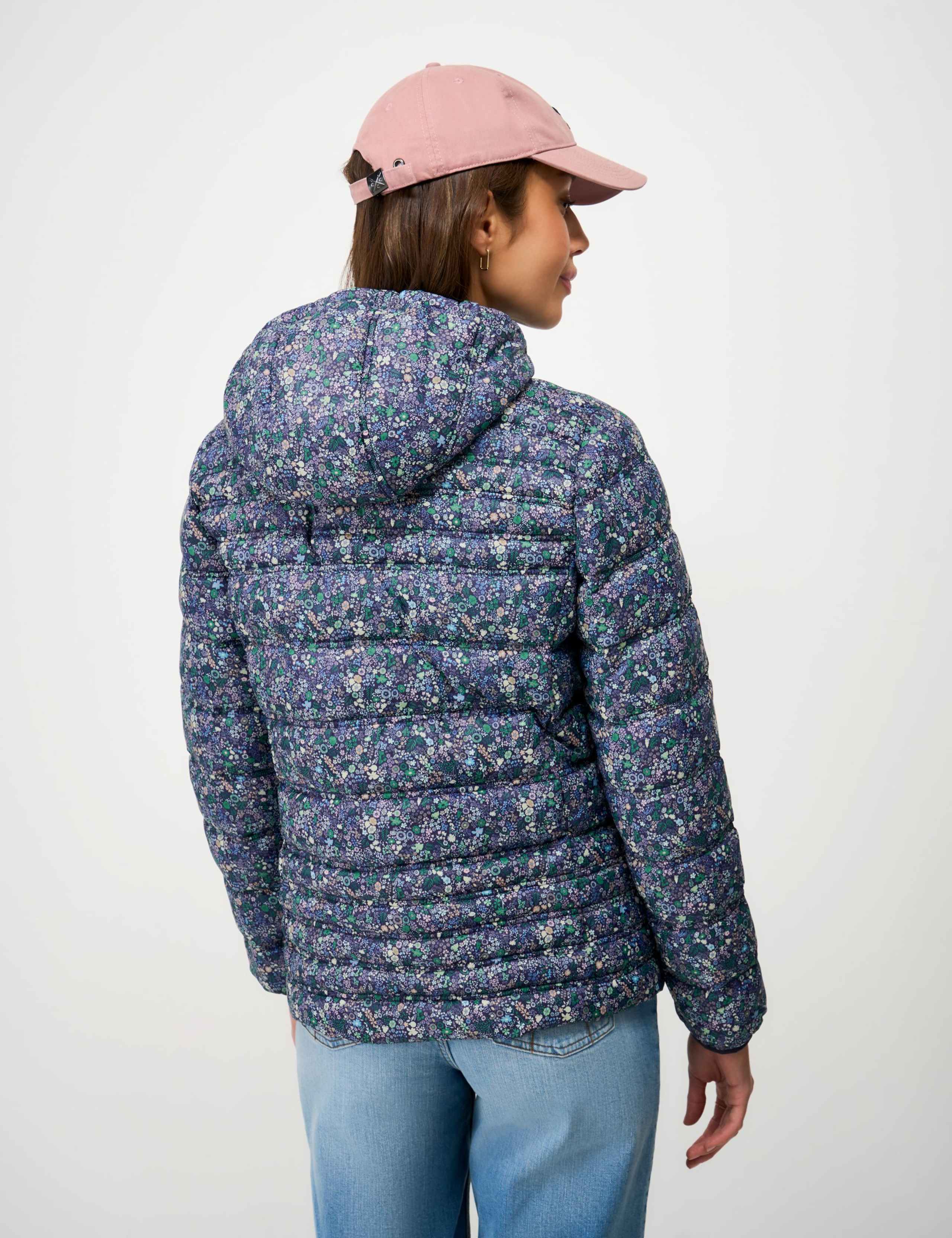 Lightweight Floral Zip Through Padded Jacket 5 of 6