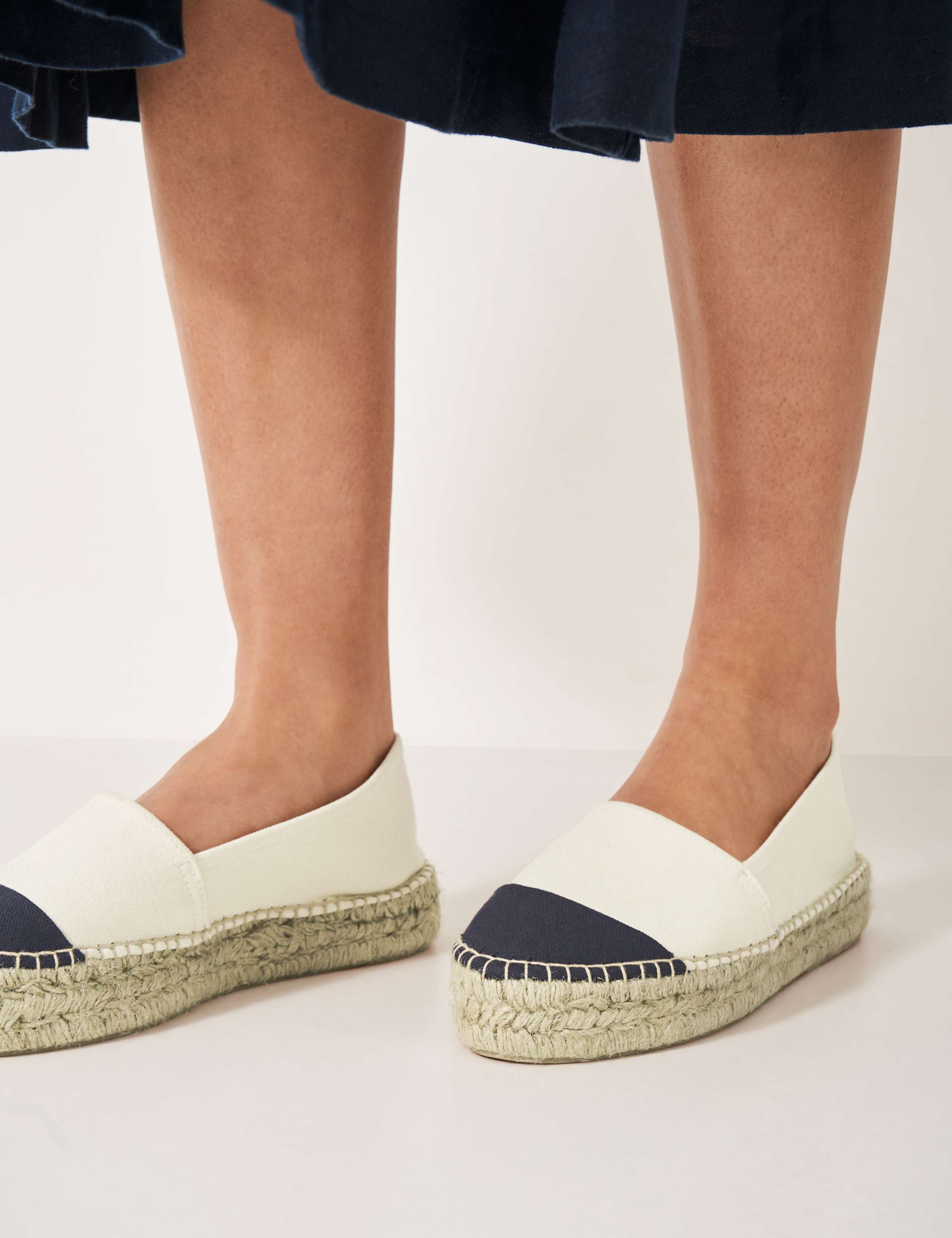 Canvas Slip On Flatform Espadrilles 2 of 4