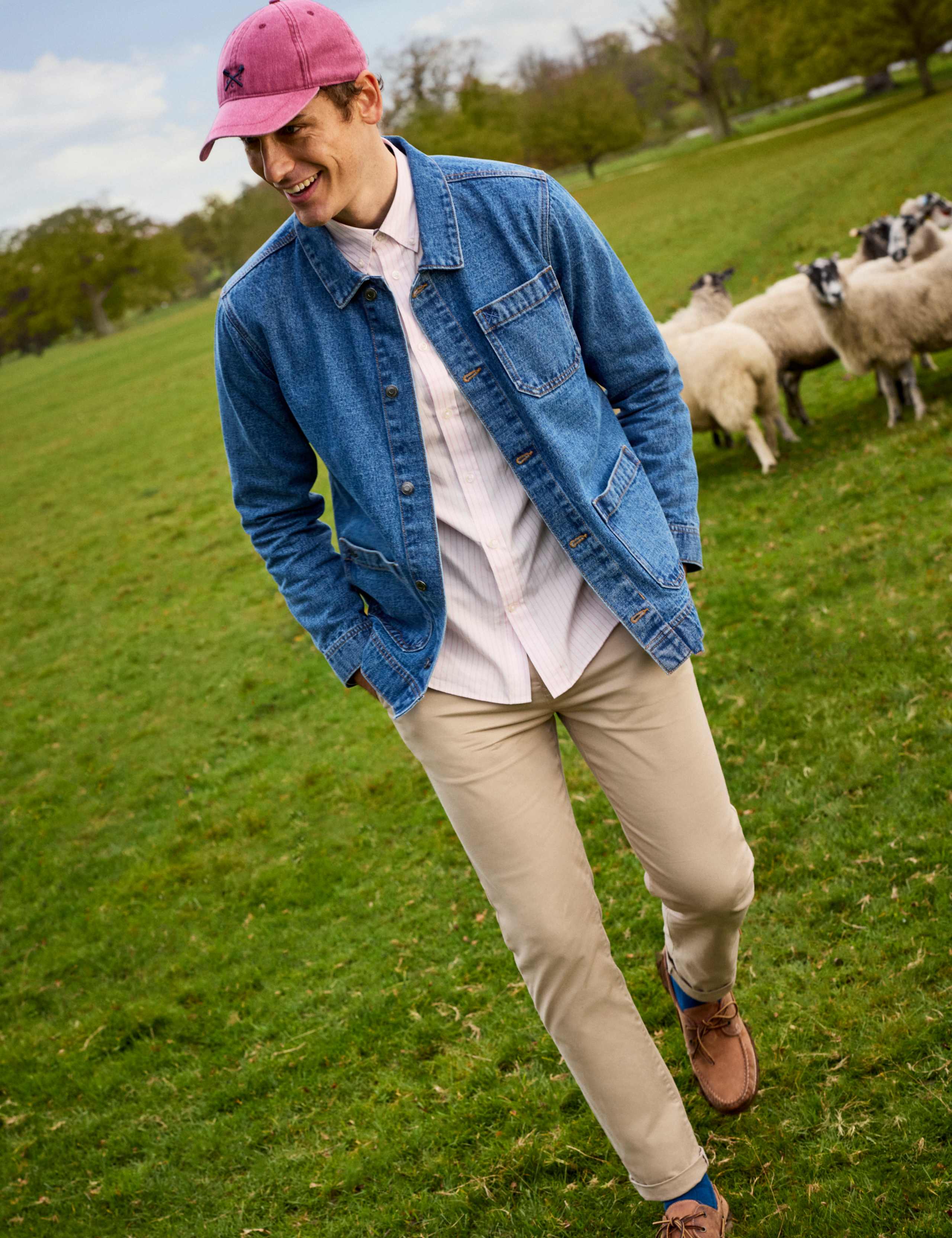 Mid-Wash Denim Shacket 6 of 6