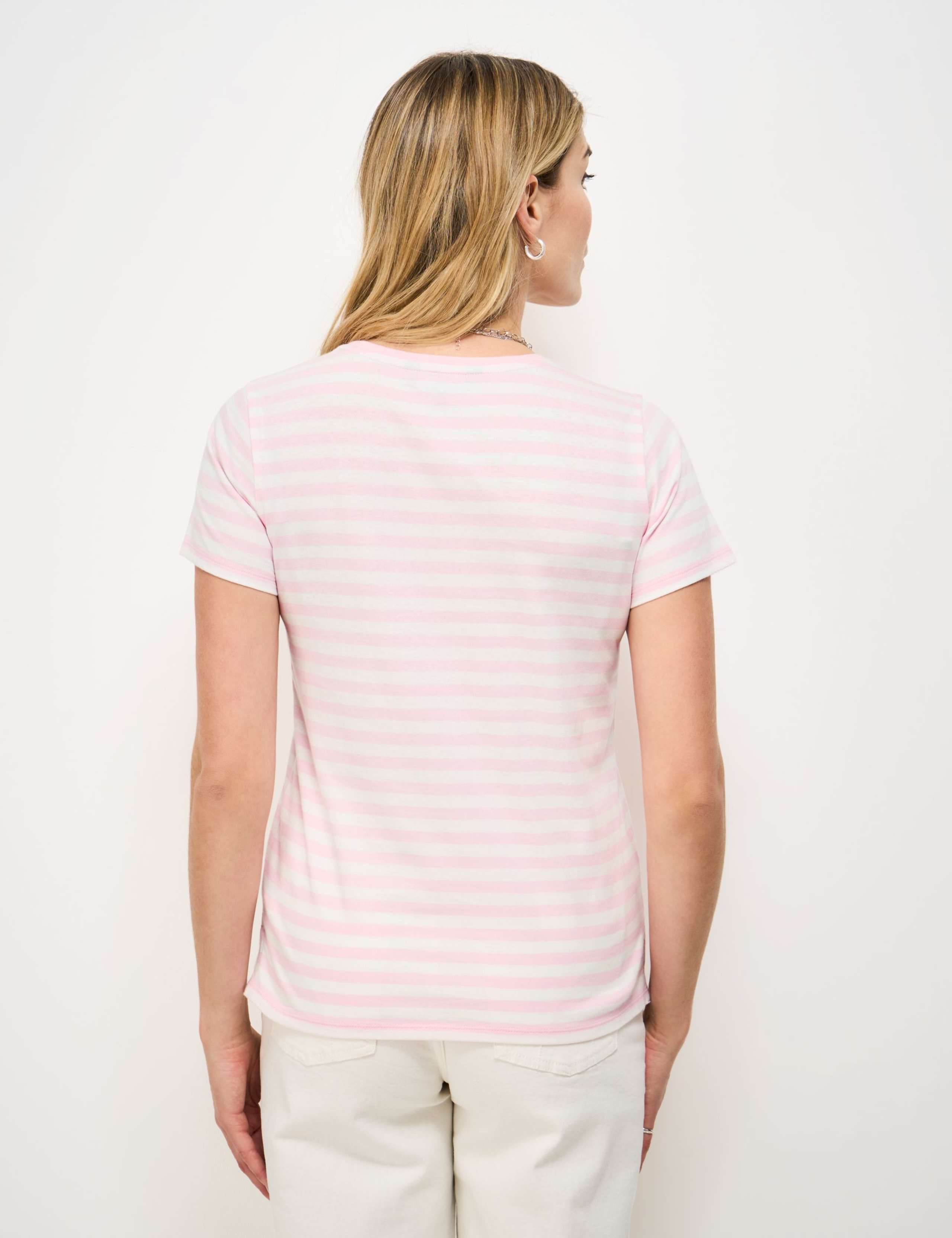 Pure Cotton Striped T-Shirt 3 of 5