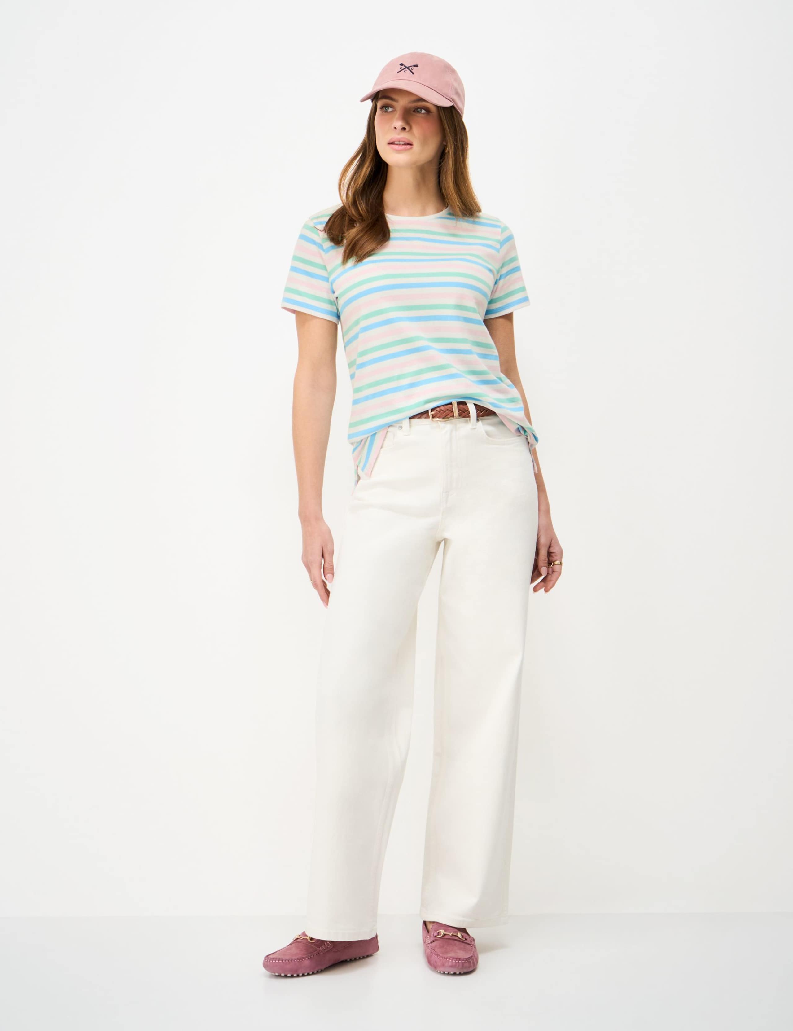 Pure Cotton Striped T-Shirt 1 of 5