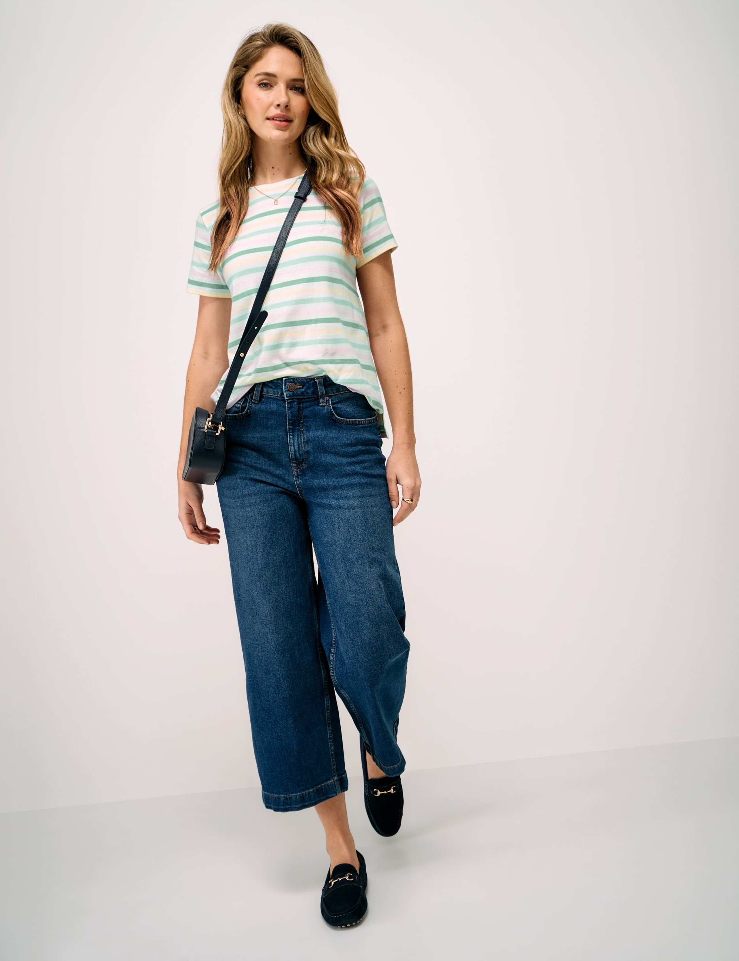 Pure Cotton Striped T-Shirt 1 of 5