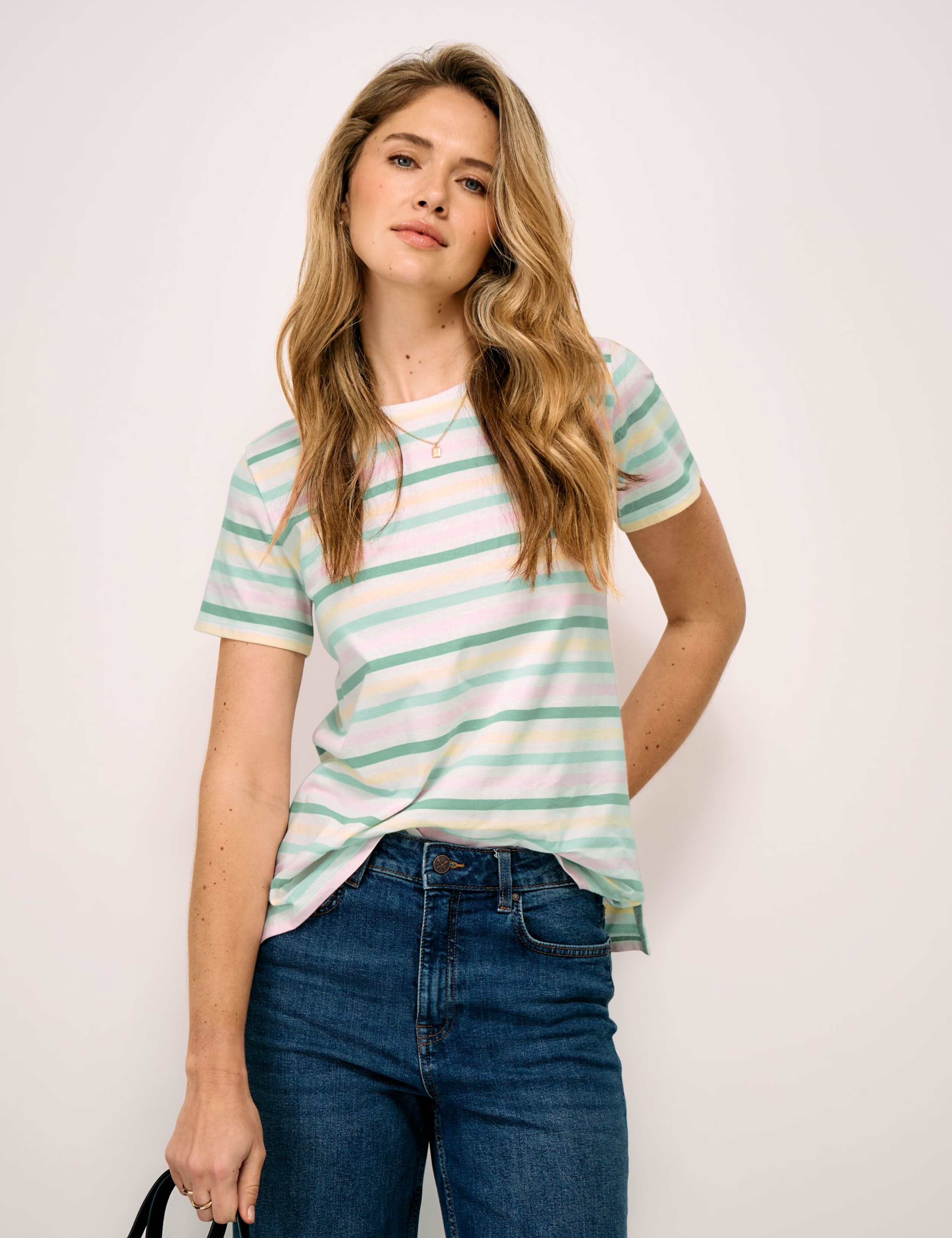 Pure Cotton Striped T-Shirt 5 of 5