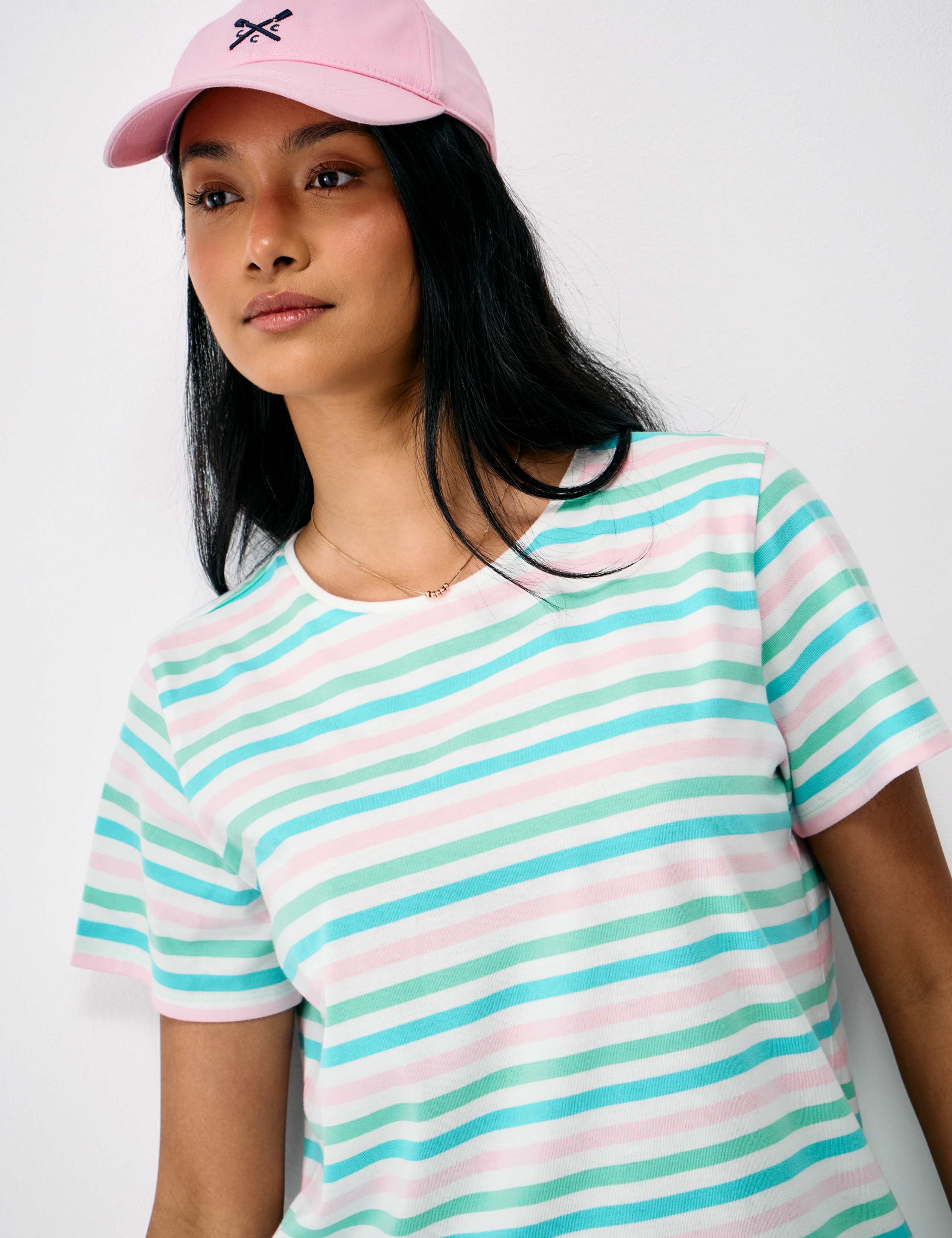Pure Cotton Striped T-Shirt 4 of 5